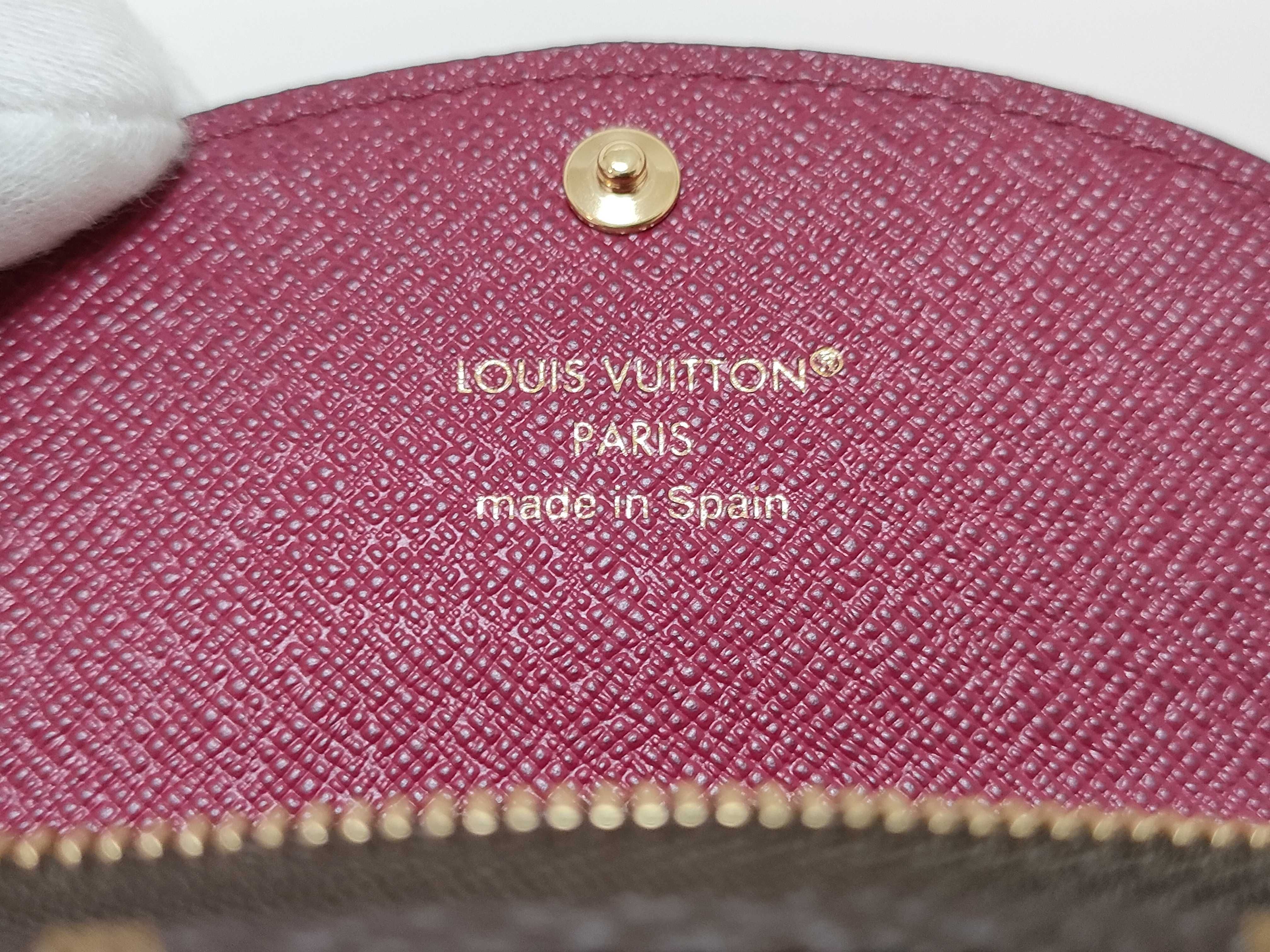 Monogram Louis Vuitton M41939 Monogram Portemonnaie Rosalie Coin Case Card Case Brown Coin Case — view 13