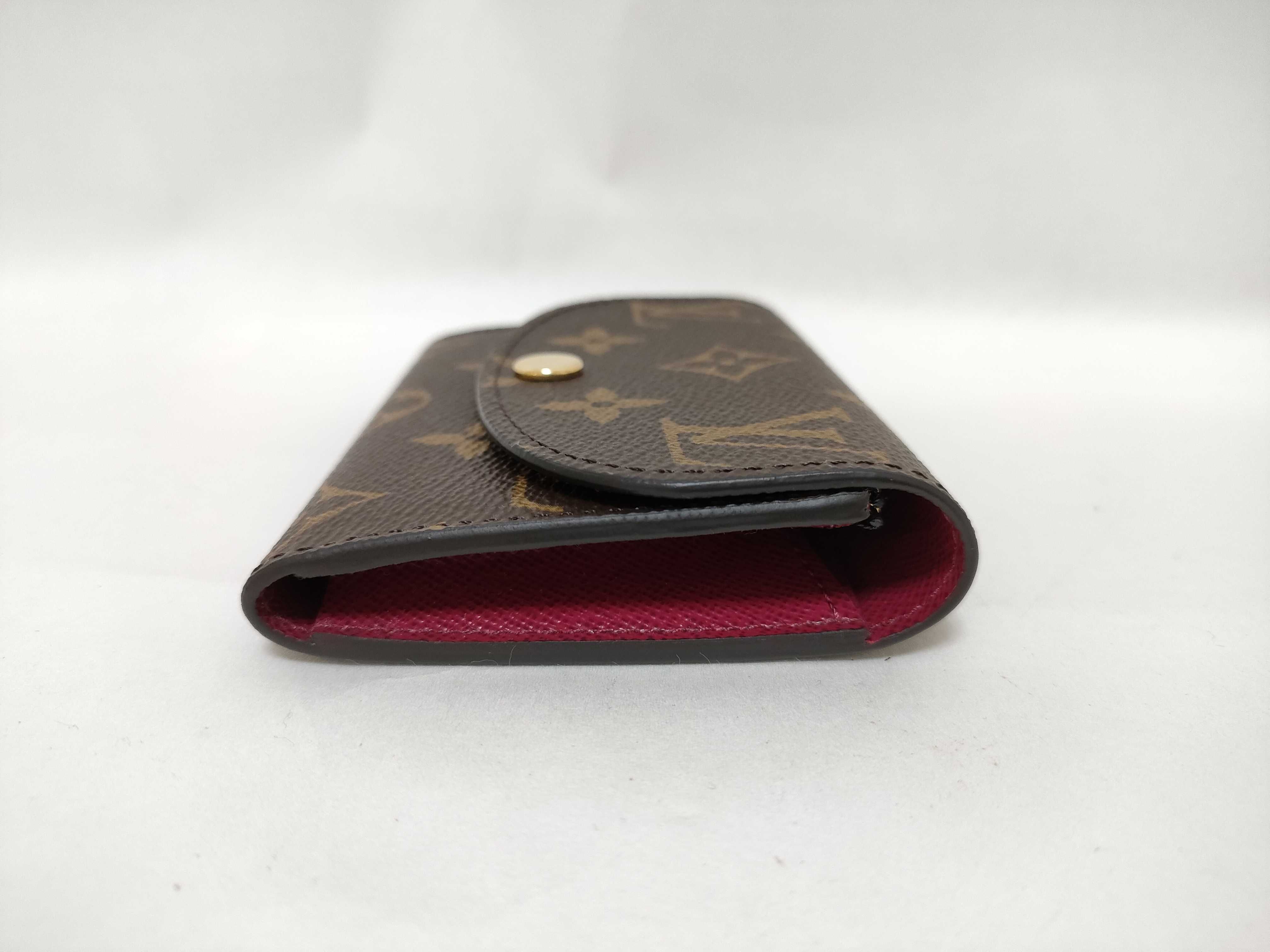 Monogram Louis Vuitton M41939 Monogram Portemonnaie Rosalie Coin Case Card Case Brown Coin Case — view 3