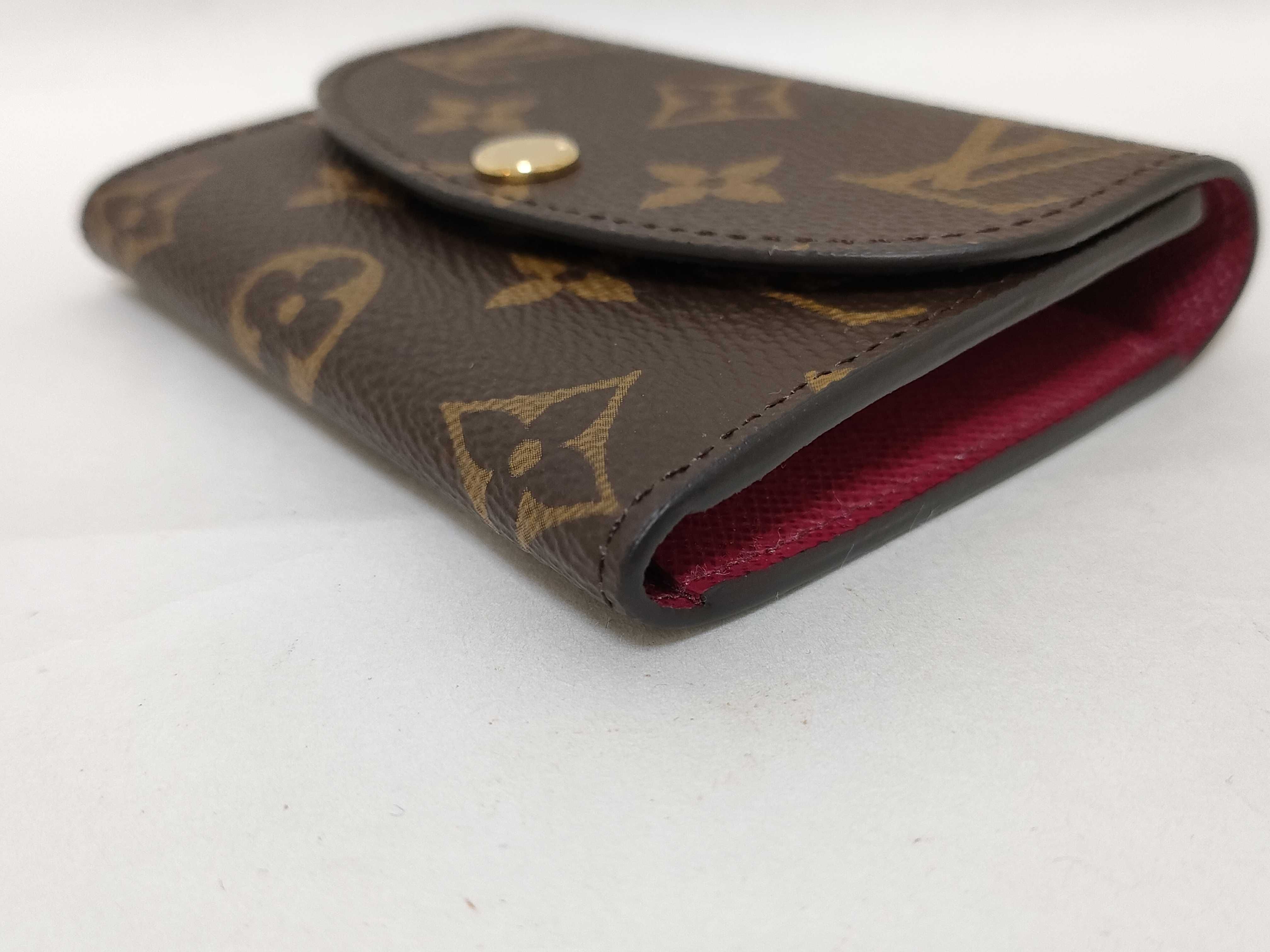Monogram Louis Vuitton M41939 Monogram Portemonnaie Rosalie Coin Case Card Case Brown Coin Case — view 4