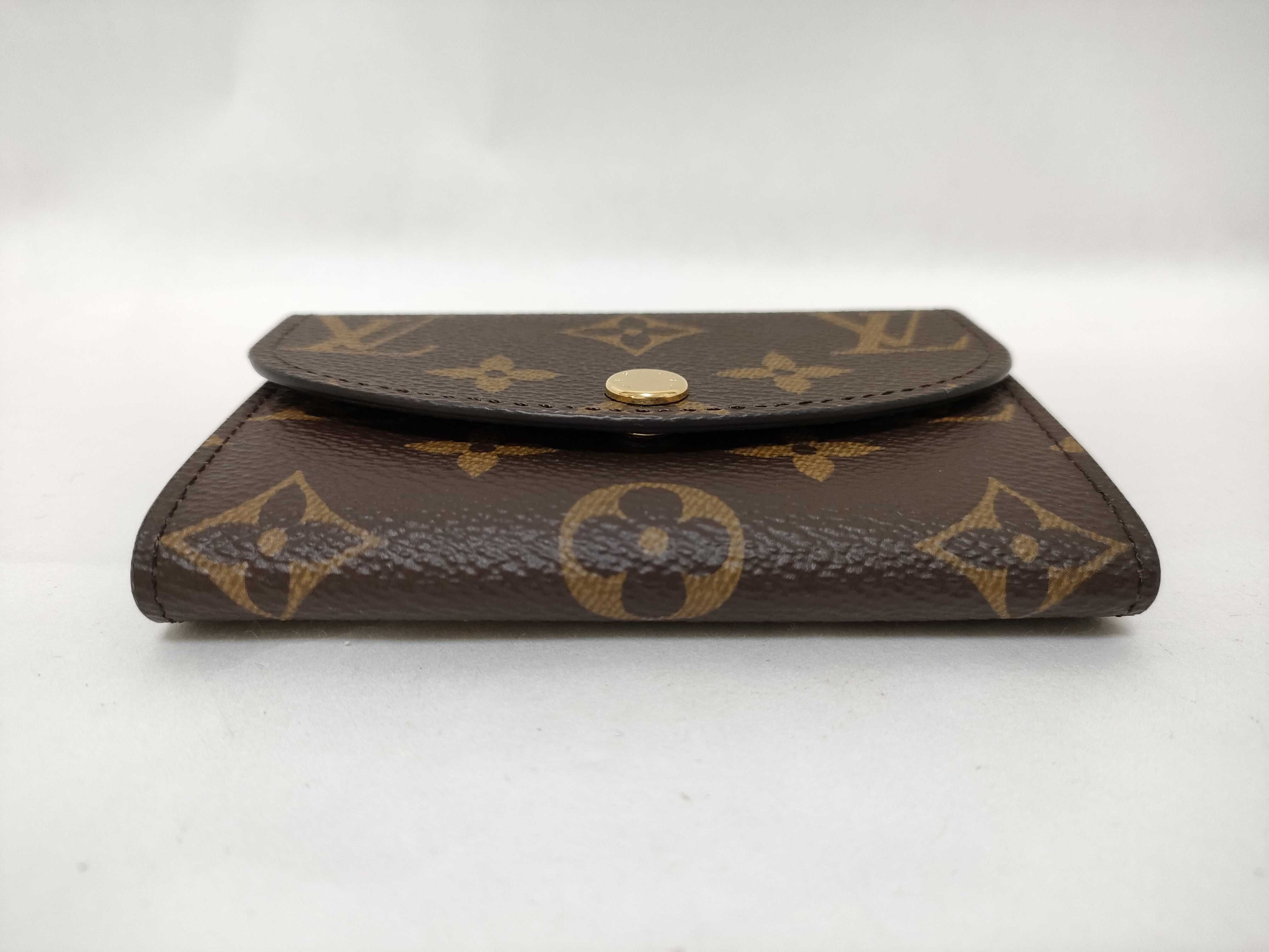 Monogram Louis Vuitton M41939 Monogram Portemonnaie Rosalie Coin Case Card Case Brown Coin Case — view 5