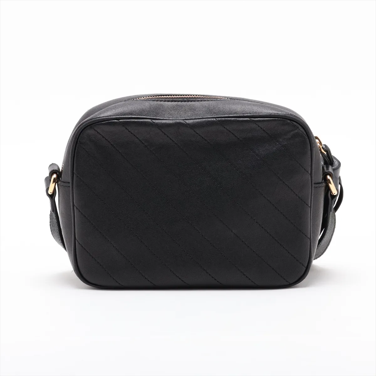Blondie Leather Shoulder Bag, Black, 742360 — view 2