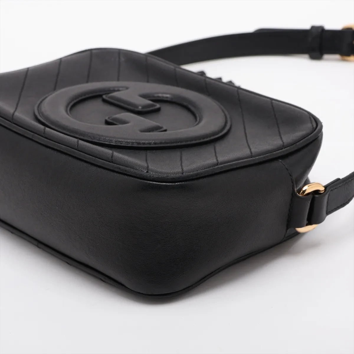 Blondie Leather Shoulder Bag, Black, 742360 — view 3