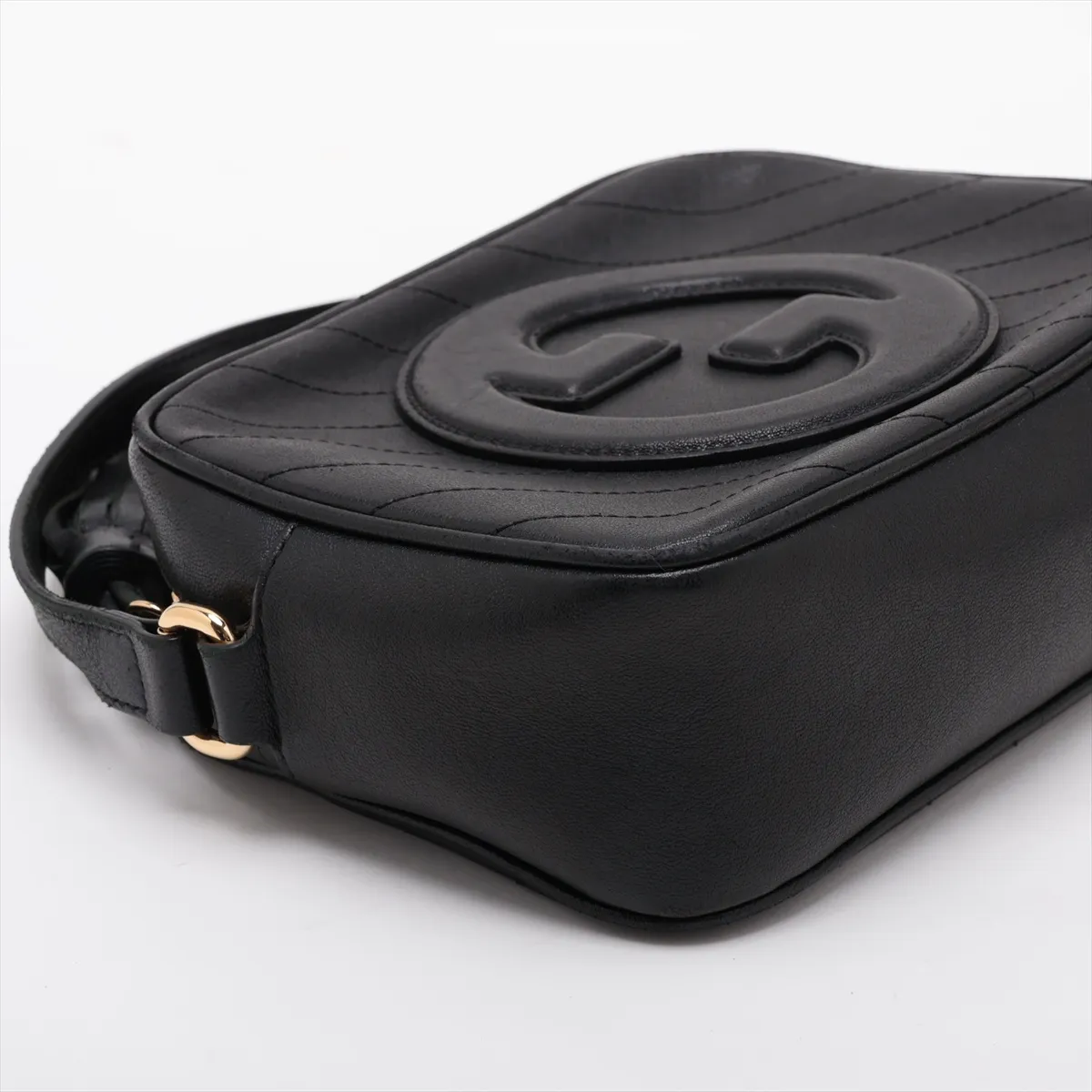 Blondie Leather Shoulder Bag, Black, 742360 — view 4