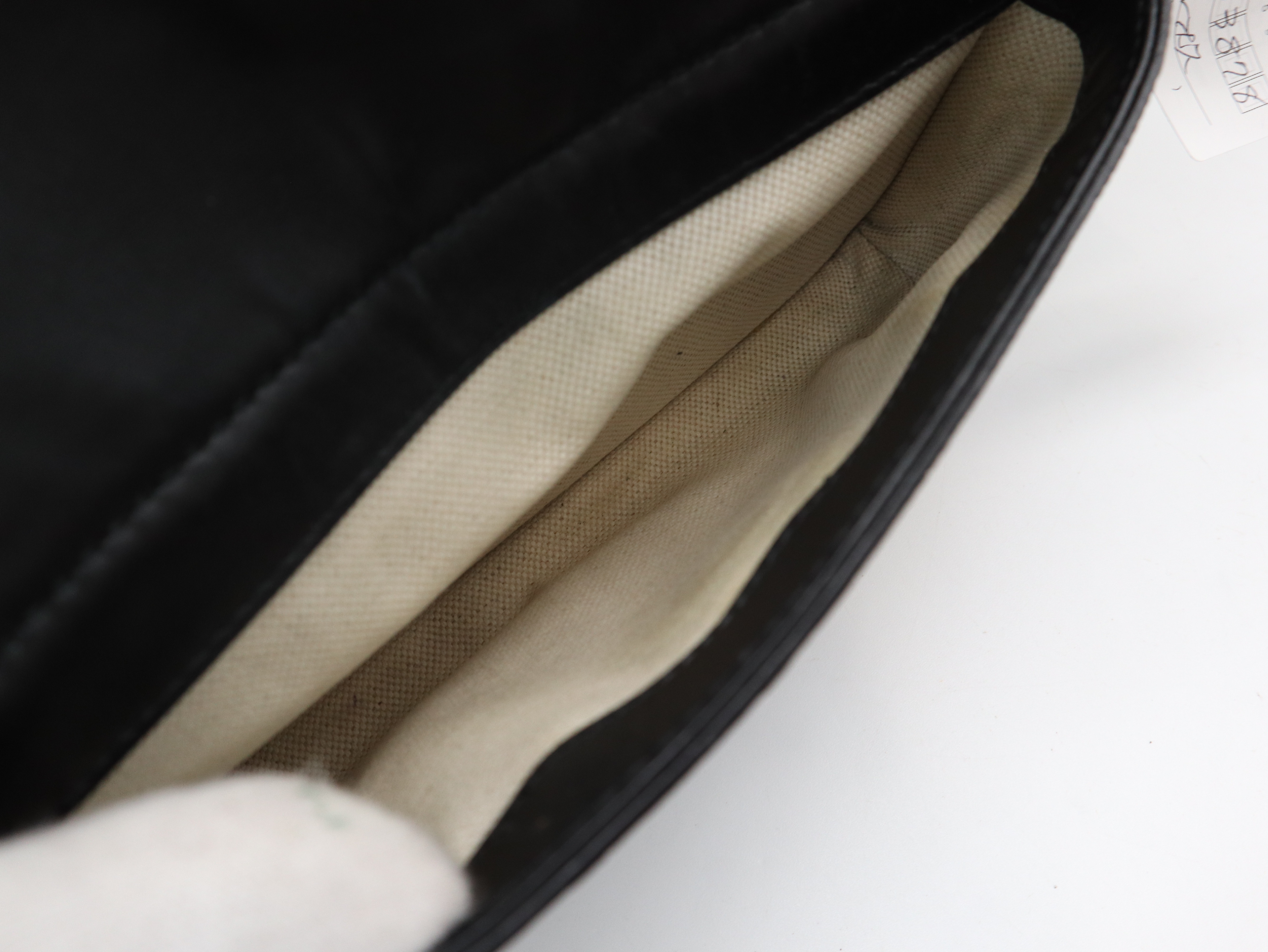 645093 GG Embossed Shoulder Bag, Black Shoulder Bag — view 11