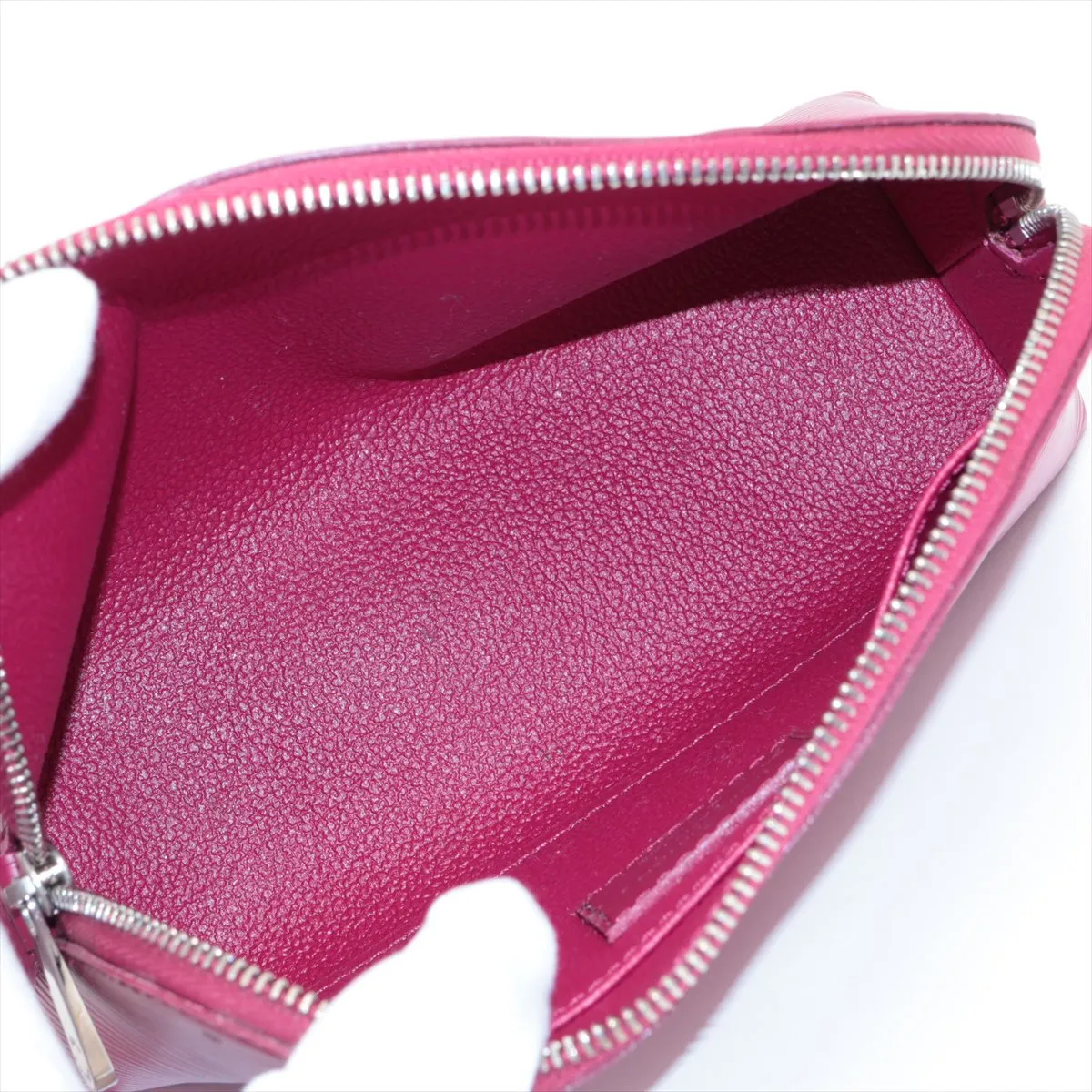 Epi Pochette Cosmetic M40641 CA1102 Fuchsia Pouch — view 3
