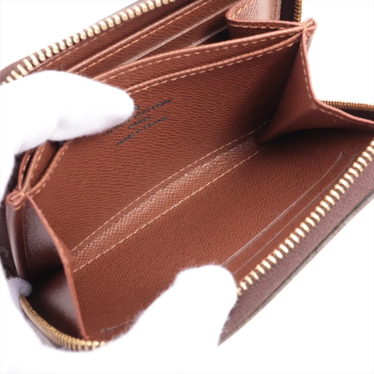 Monogram Zippy Coin Purse M60067 SN0152 Brown Coin Purse — view 7