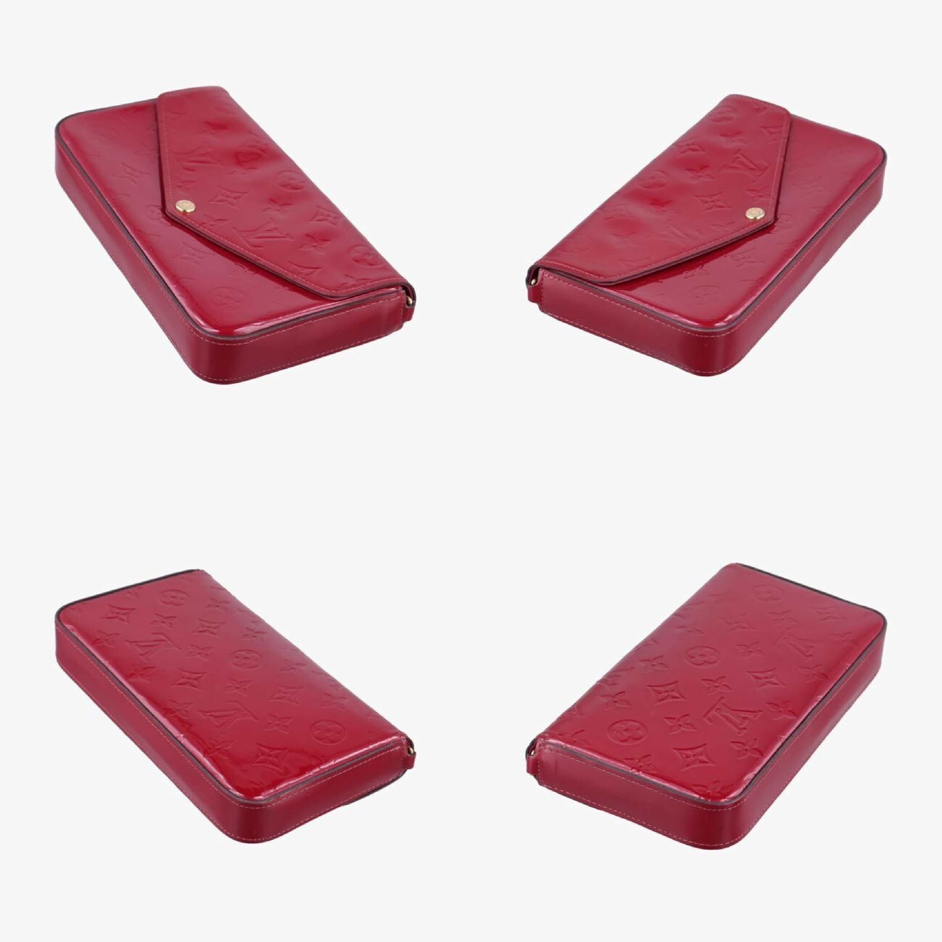 Pochette Felicie Cerise Vernis M61293 MI4136 Shoulder Bag — view 4