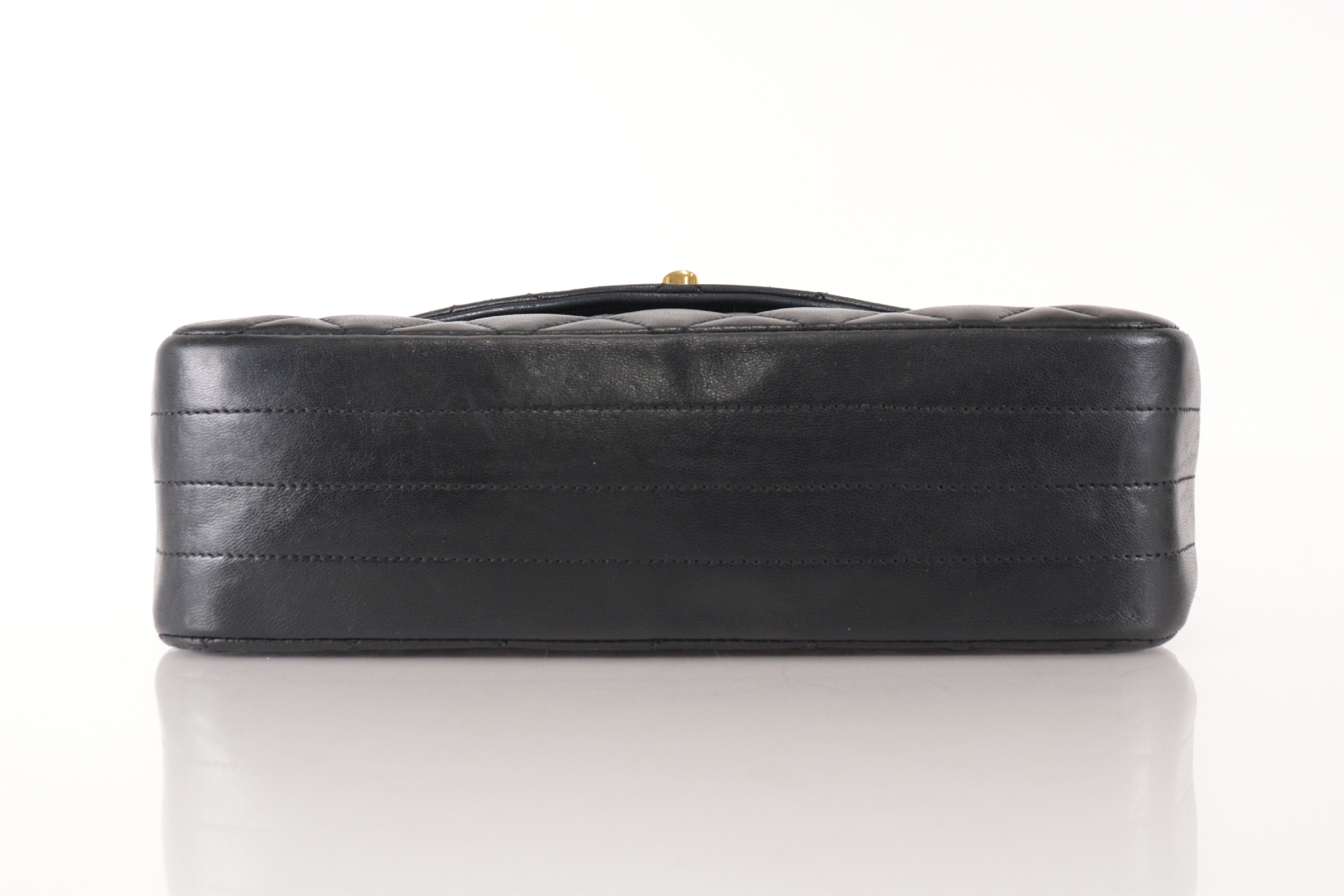 Round Flap Lambskin Chain Shoulder Bag (Serial Number 0) — view 6