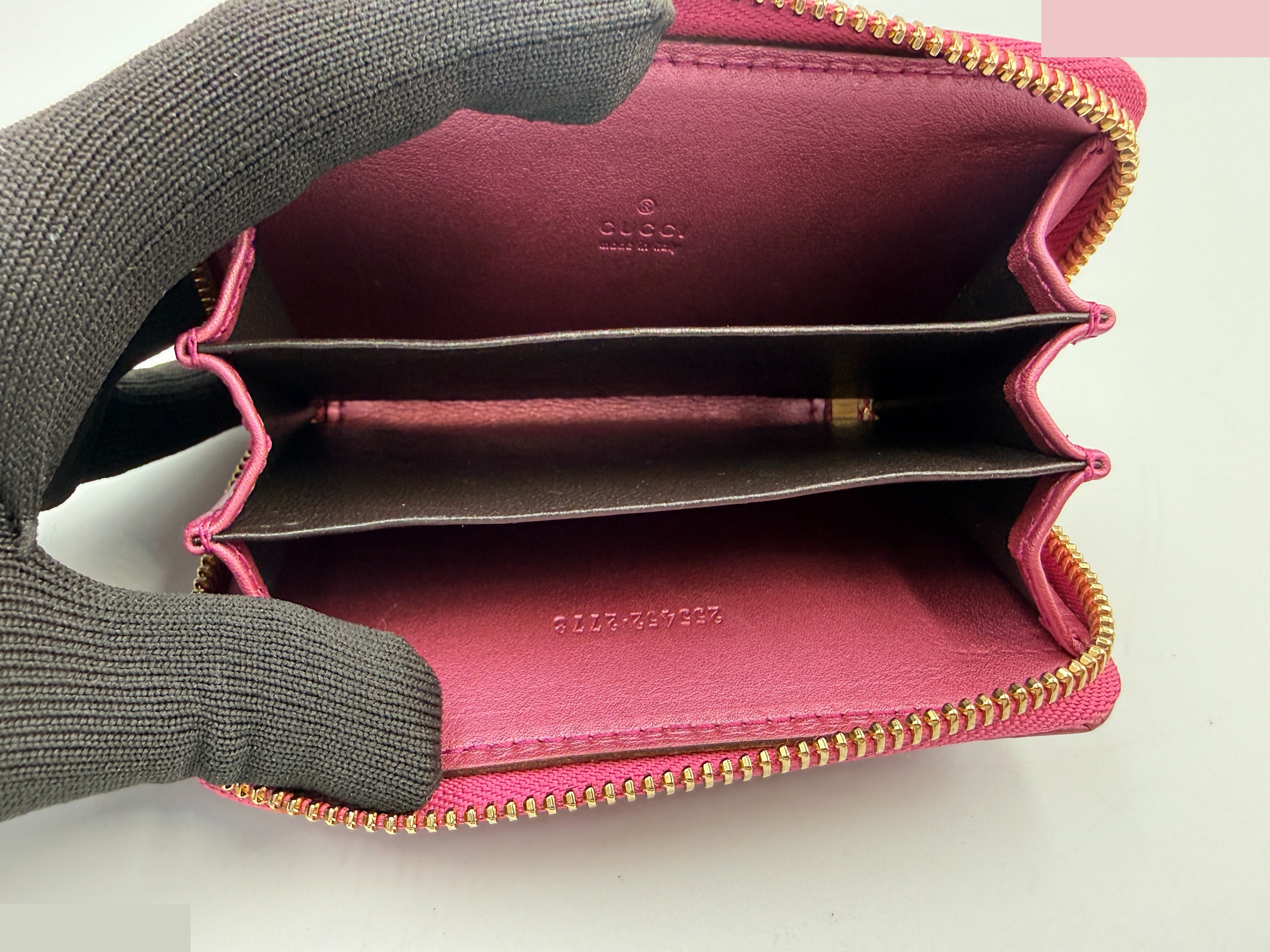 Guccissima (bag), notebook cover, card case, etc. - Pink — view 7