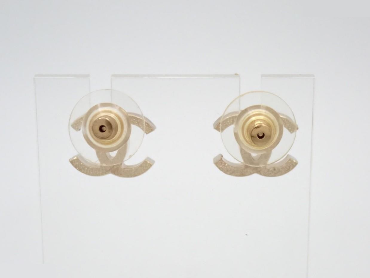 Earrings with Coco Mark logo — view 2