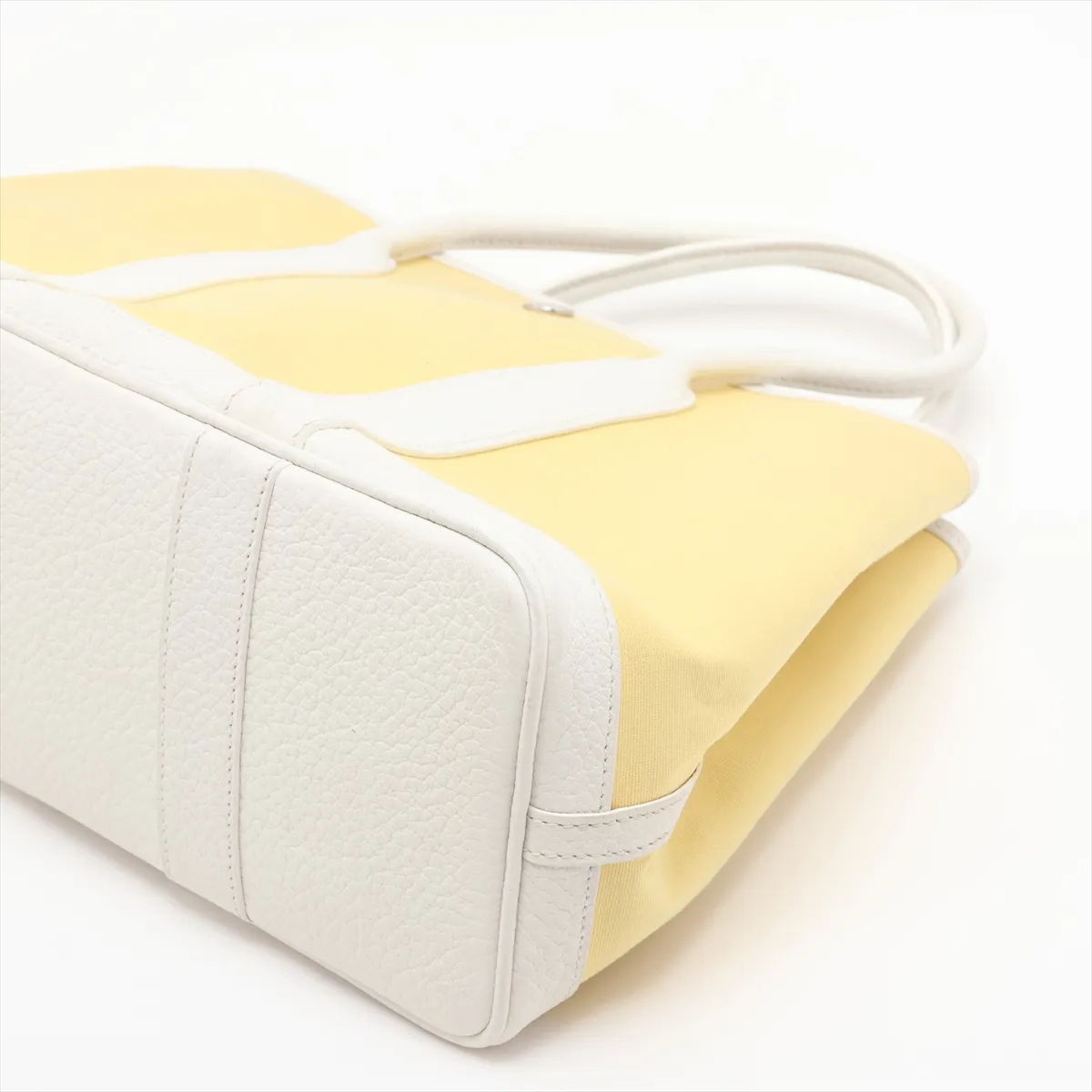 Garden Party 30 TPM Toile Officier x Buffle Jaune Poussin x White Silver Hardware R: 2014 — view 3