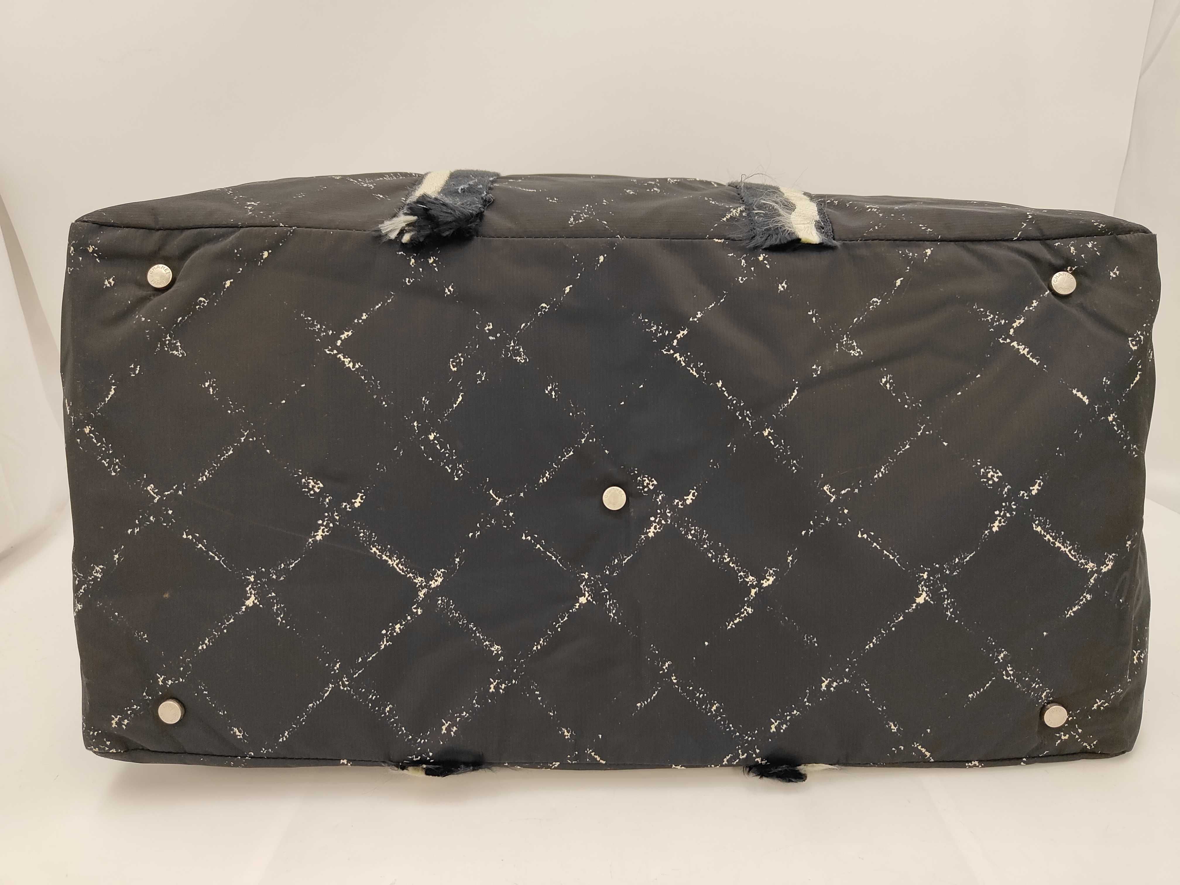 Old Travel Line Nylon Boston Bag Black Boston Bag — view 8