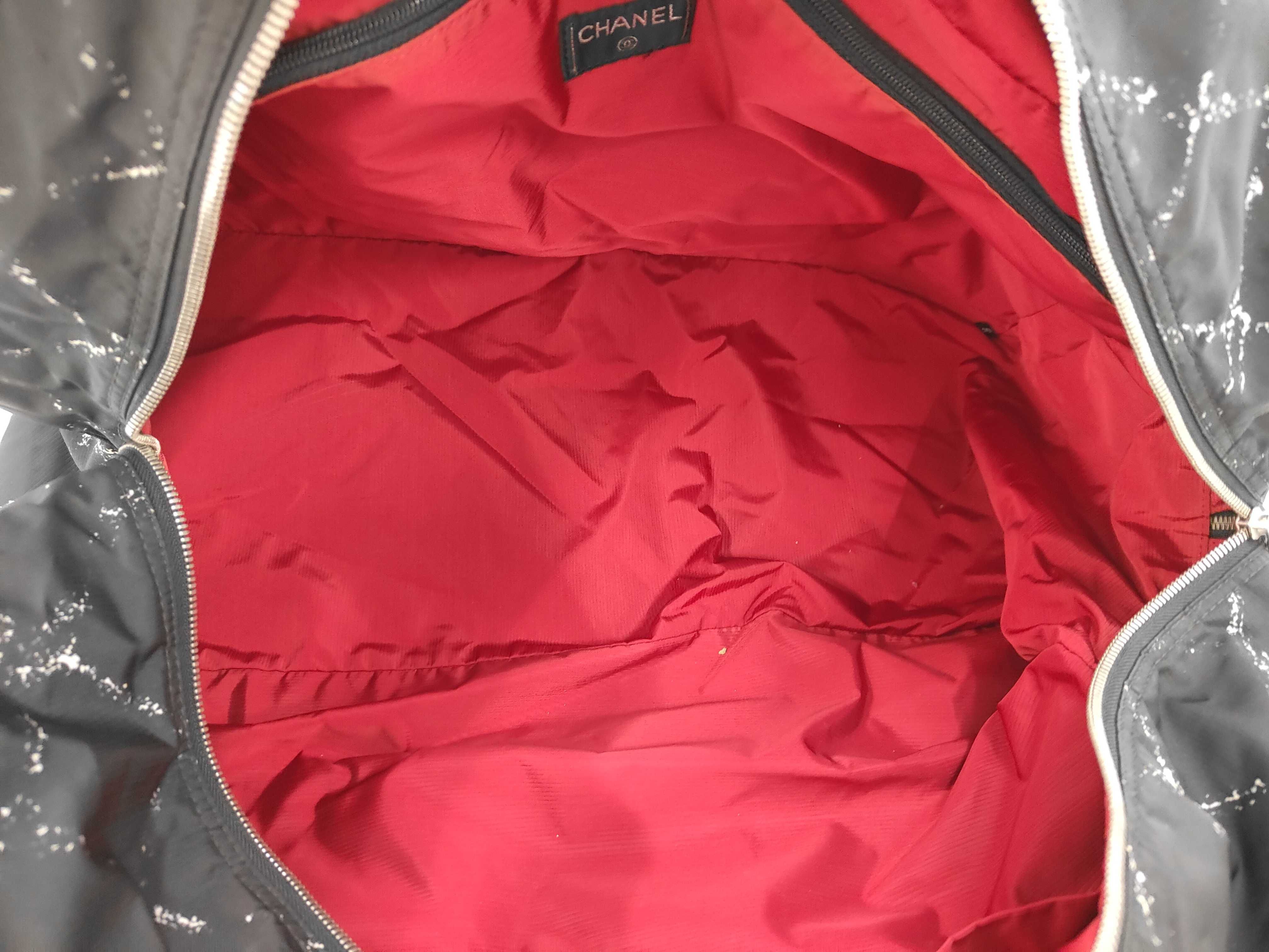 Old Travel Line Nylon Boston Bag Black Boston Bag — view 10