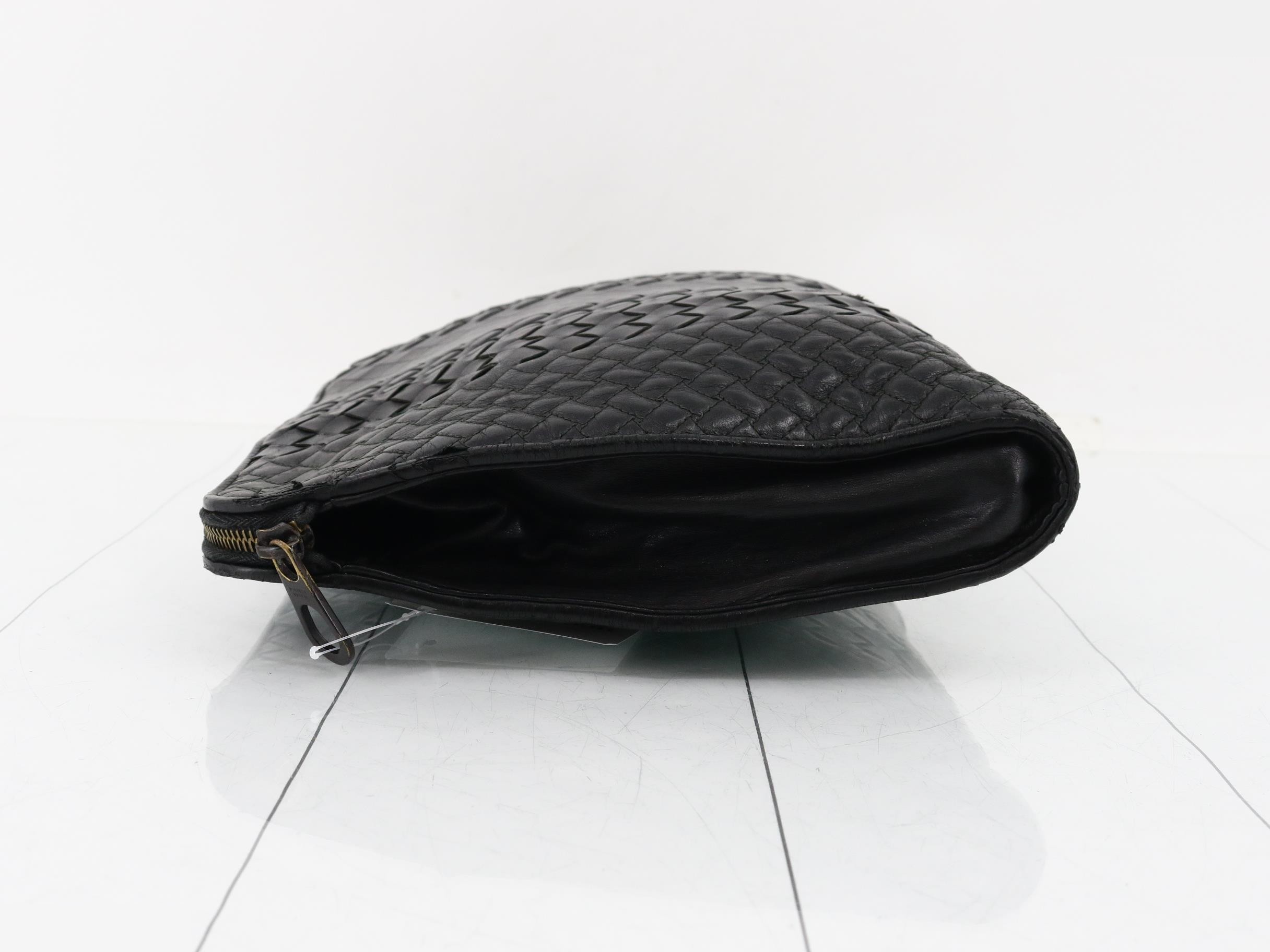 Intrecciato Leather Second Bag — view 4