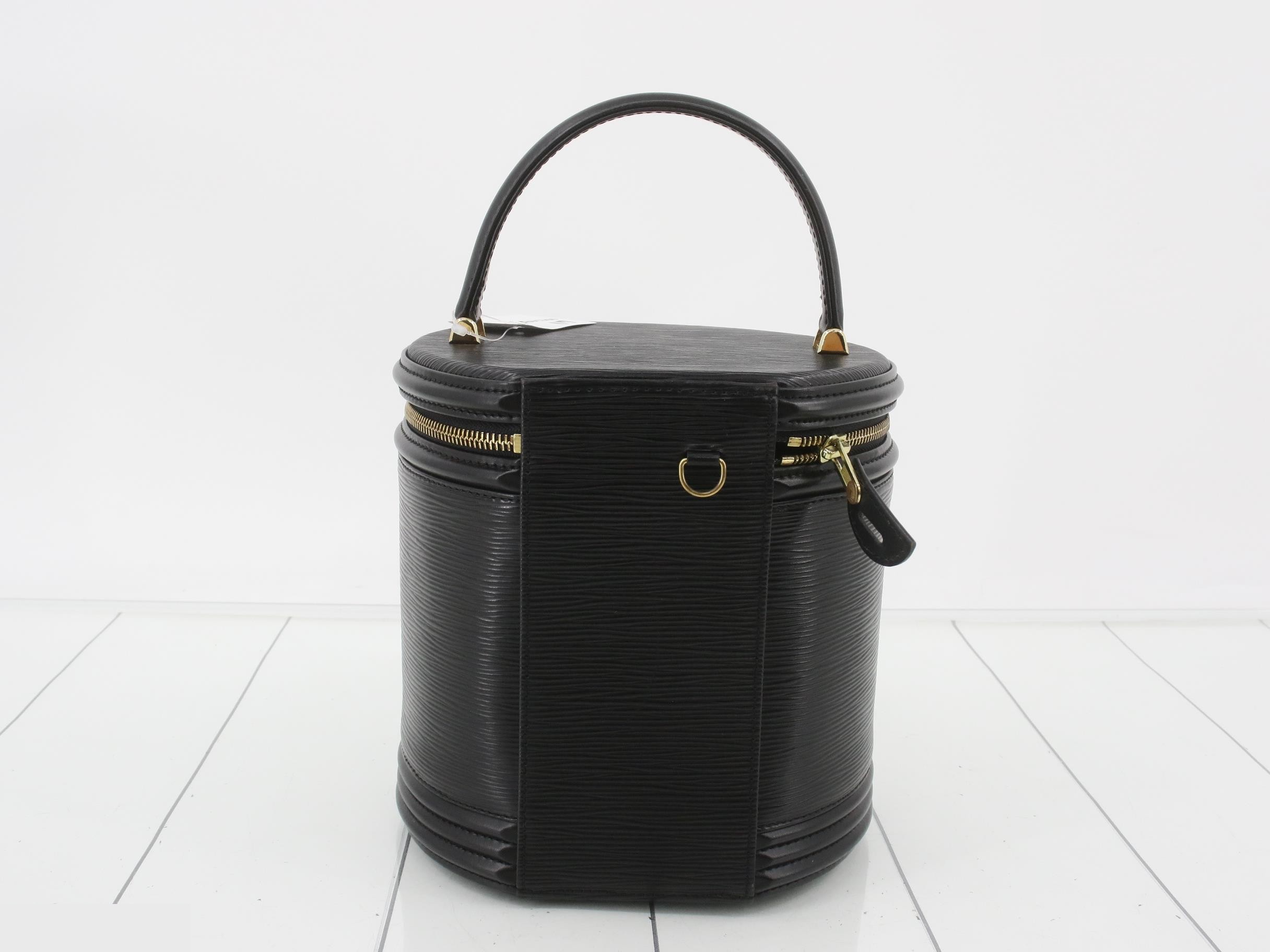 Epi Cannes Noir Handbag — view 2