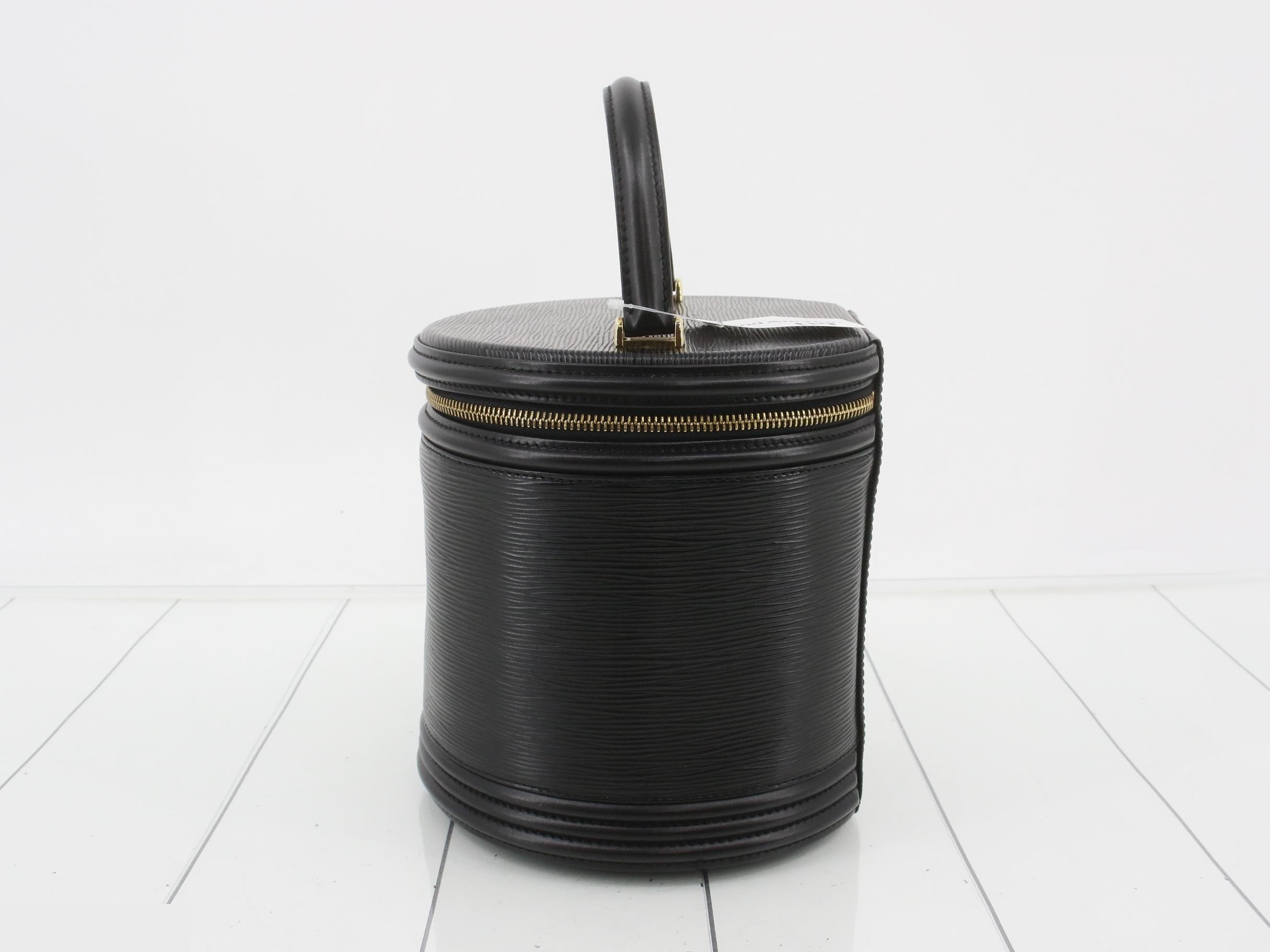 Epi Cannes Noir Handbag — view 3