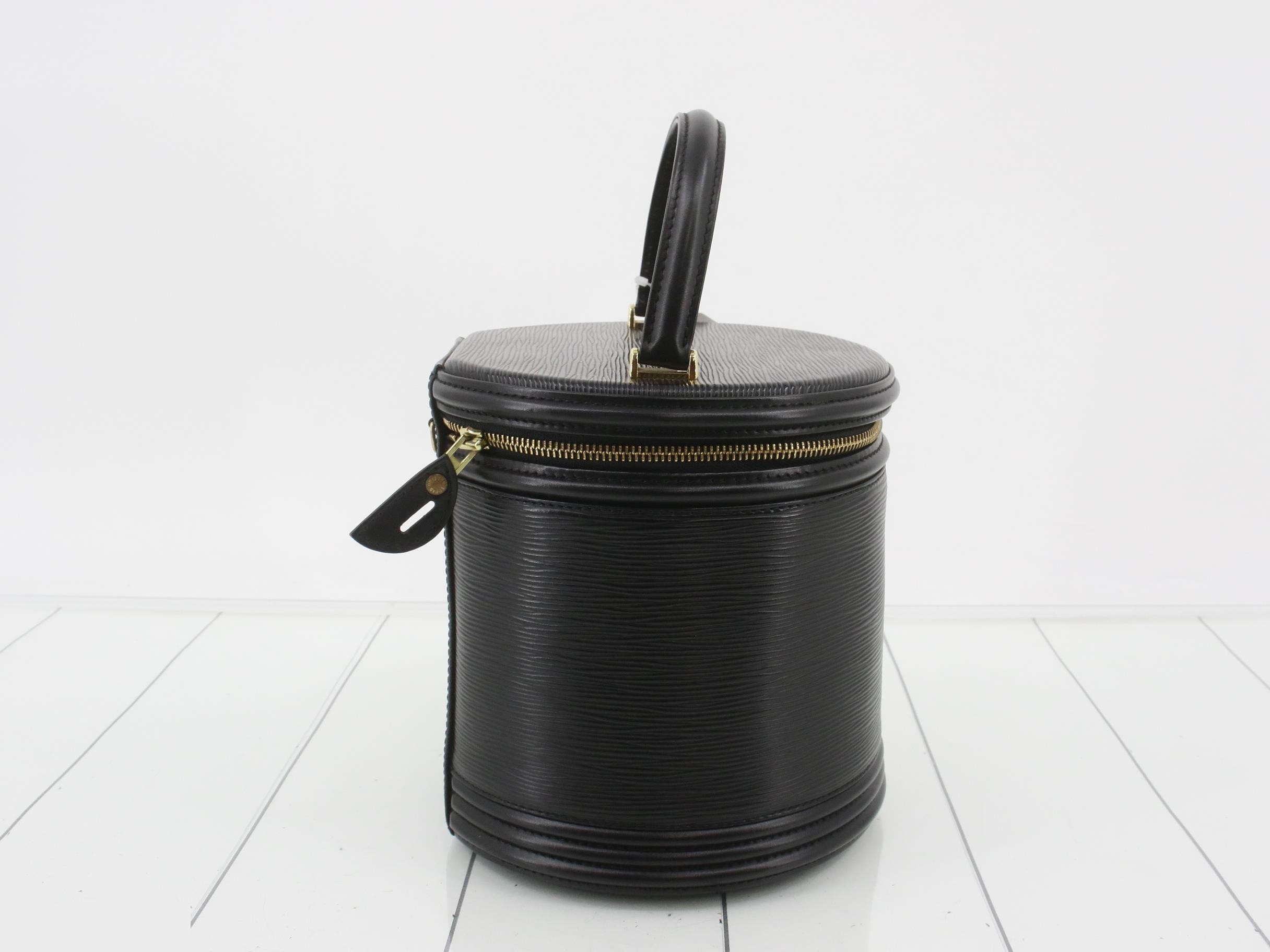 Epi Cannes Noir Handbag — view 4