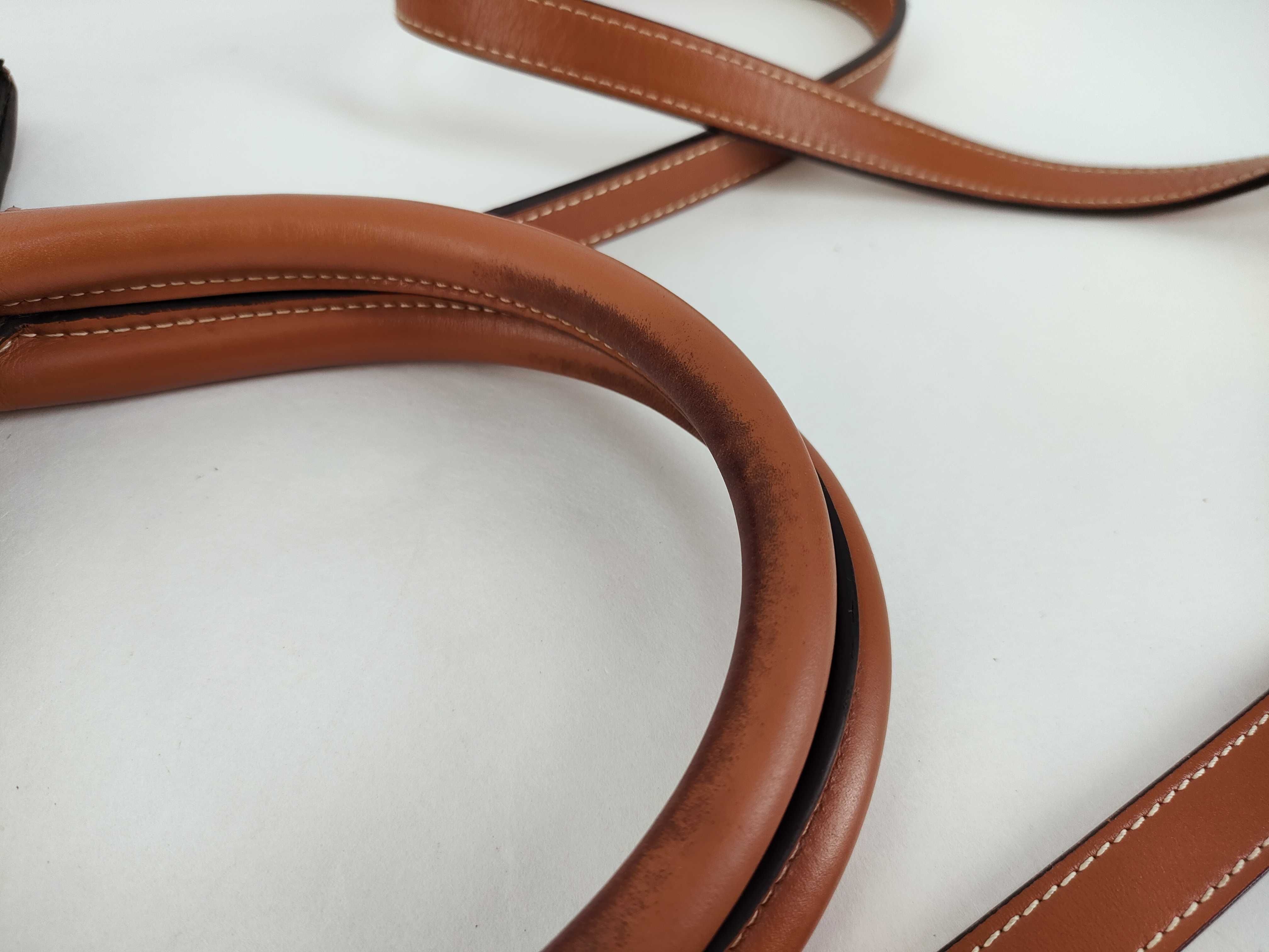 Triomphe Vertical Cabas PVC x Leather 2-Way Tote Bag Brown x Black Tote Bag — view 5
