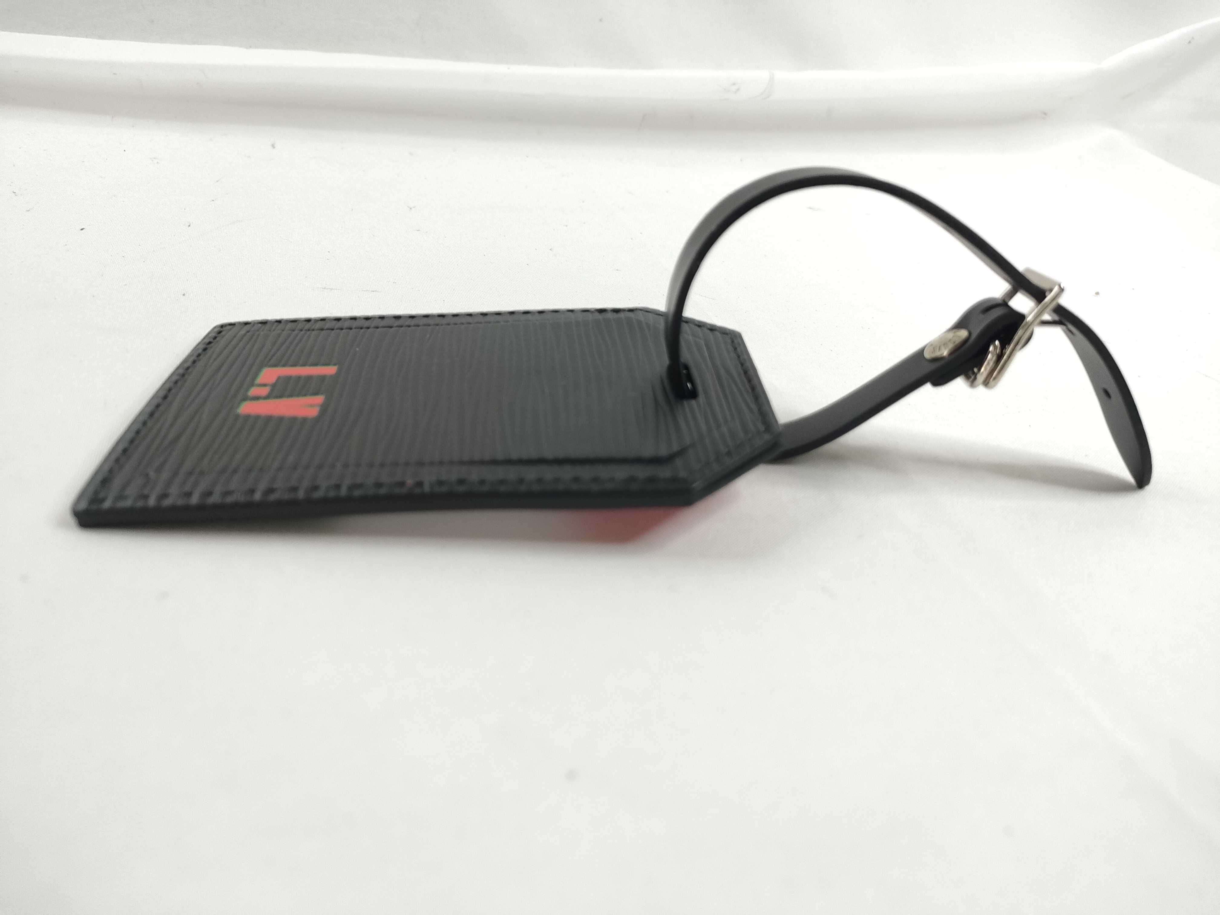 Name Tag, Epi Leather, Black, Dust Bag, and Other Accessories — view 3