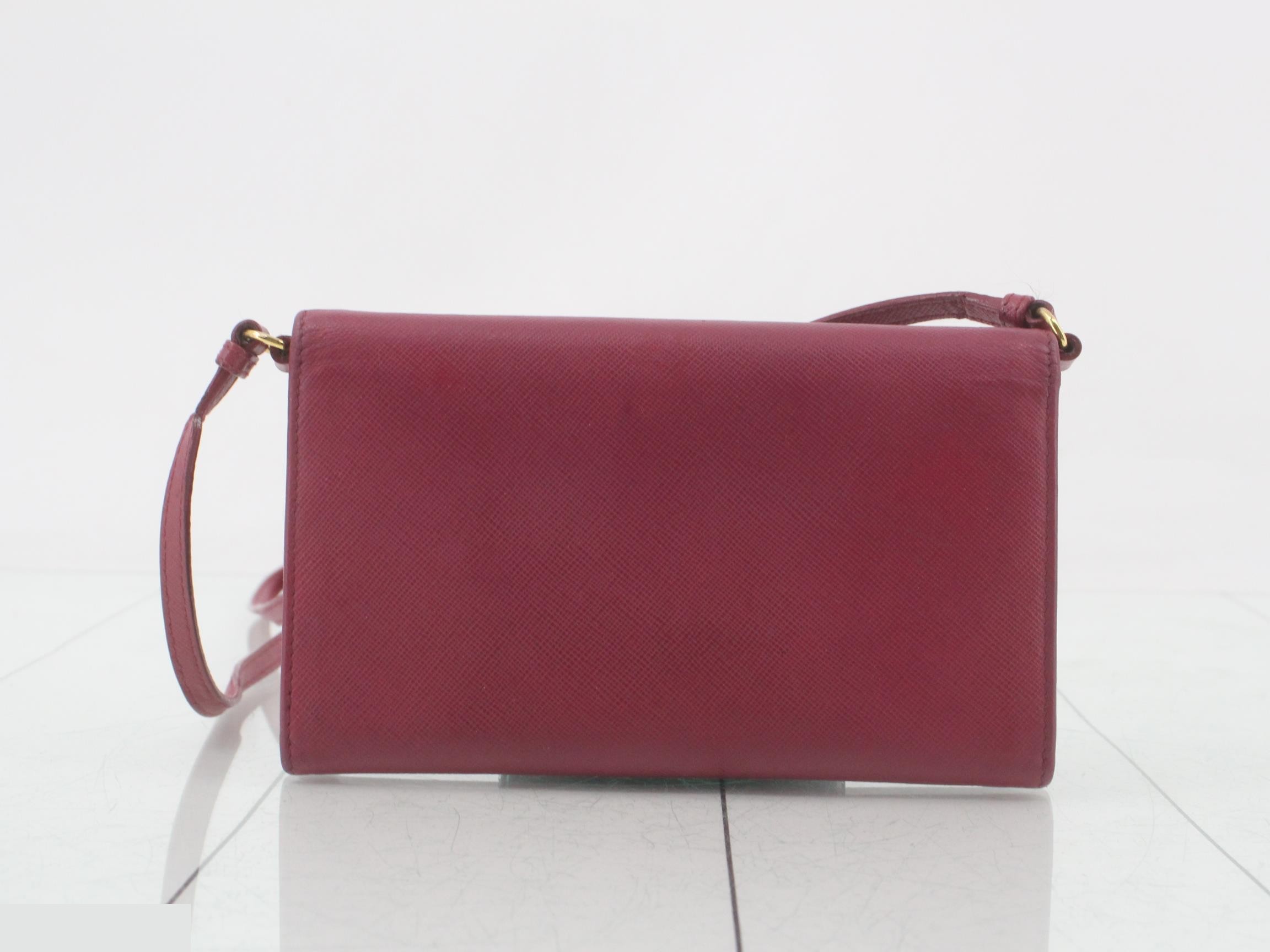 Saffiano Shoulder Wallet — view 2