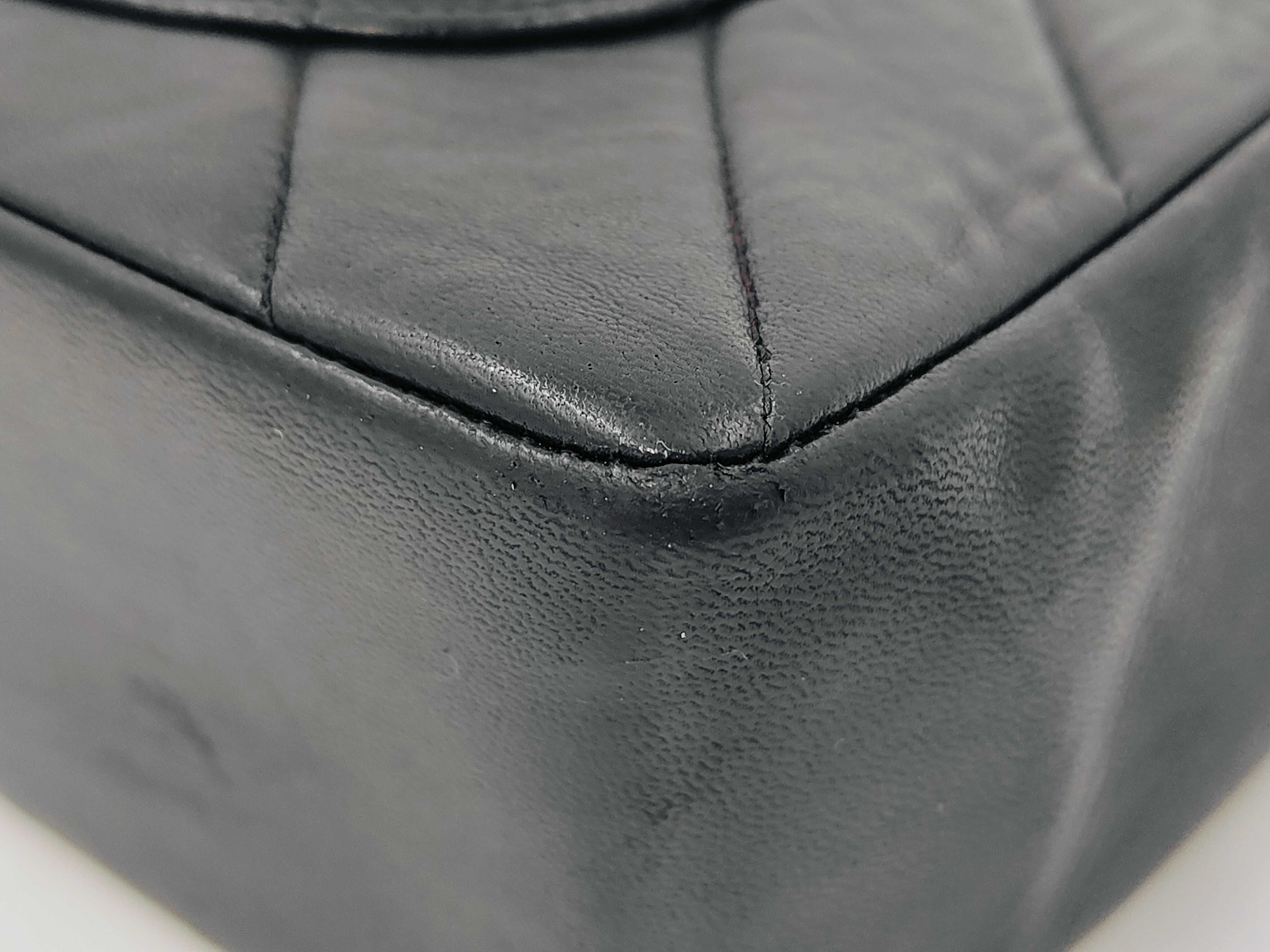 V-stitch 2-way Black Handbag — view 8