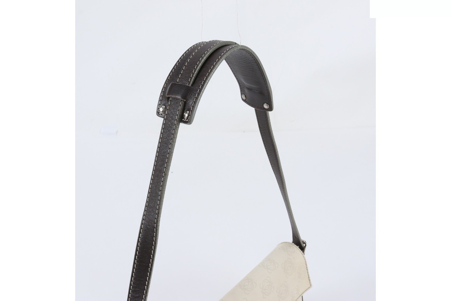 Anagram Repeat Leather Shoulder Bag — view 2