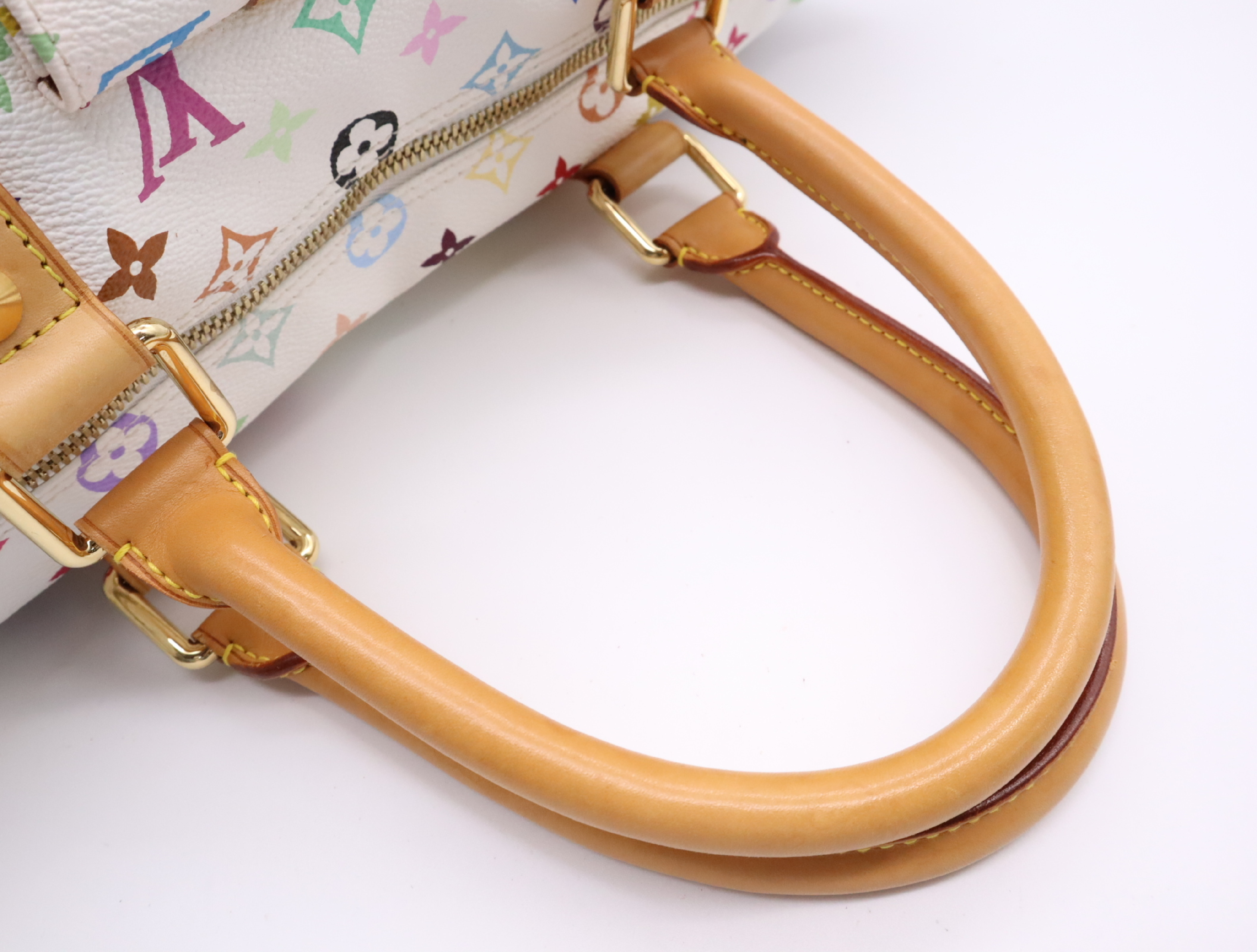 M92641 Multicolor Keepall 45 Boston Bag with 2 Keys, Clochette, Name Tag, and Handle Strap. — view 12