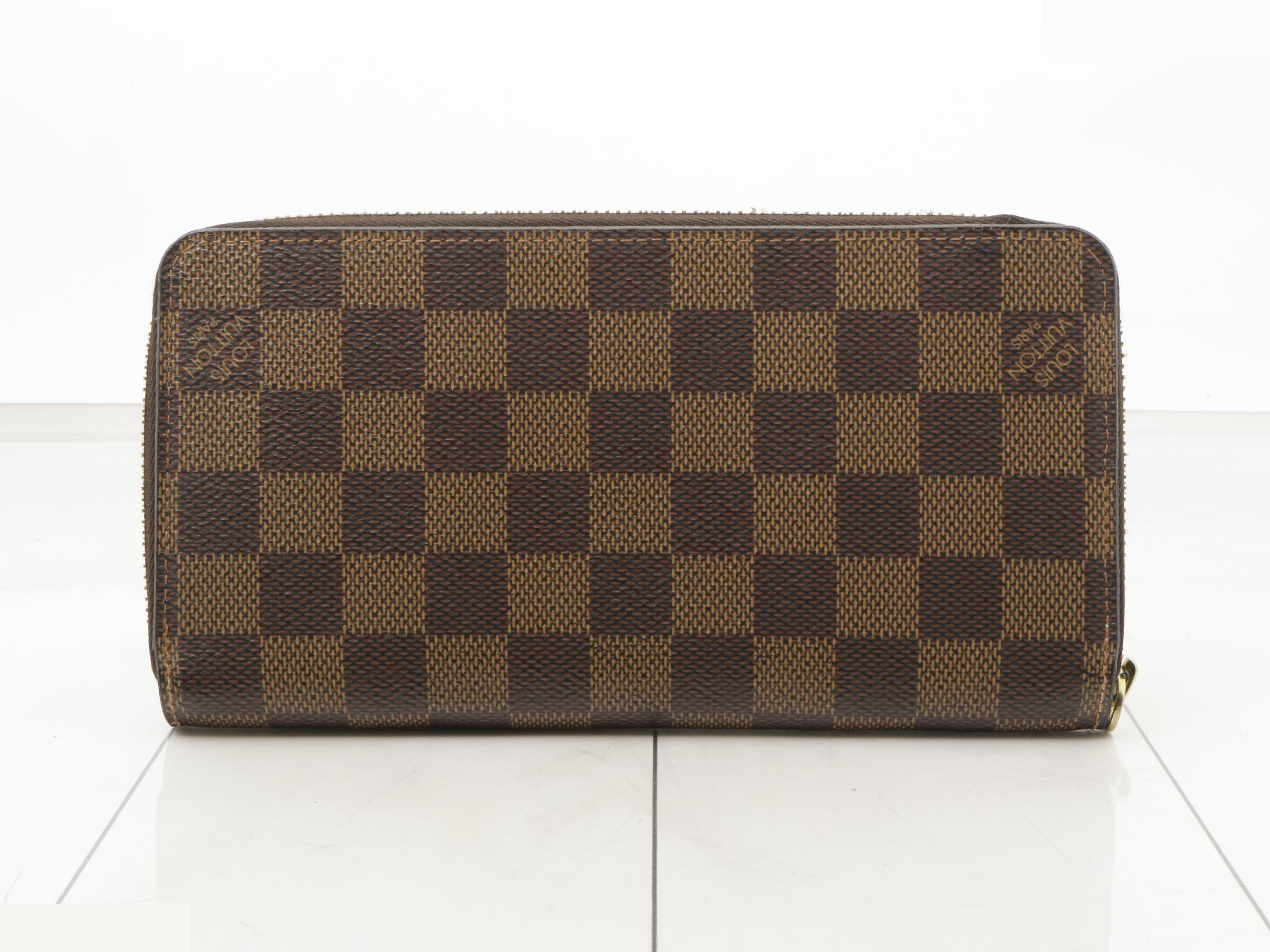 Zippy Wallet Rose Ballerine Damier — view 2