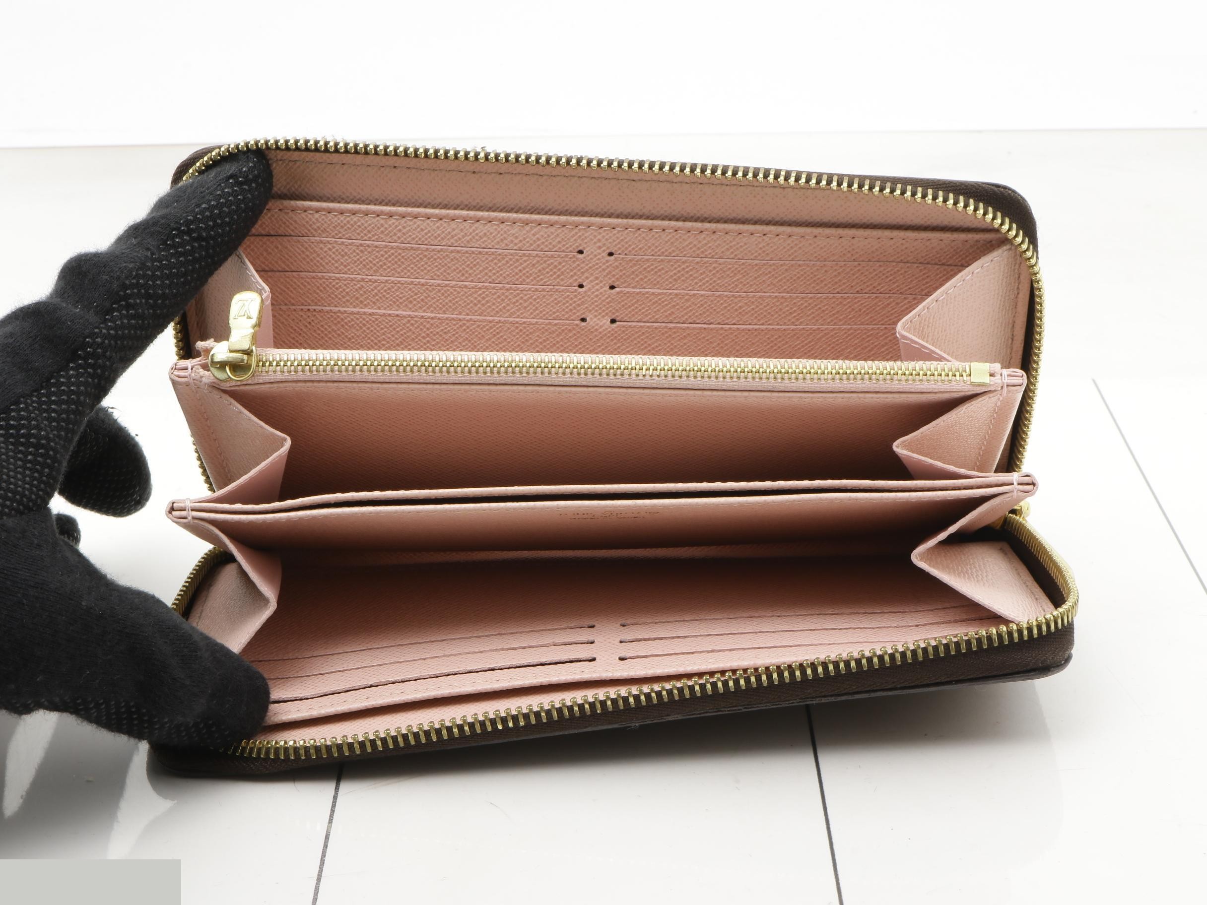 Zippy Wallet Rose Ballerine Damier — view 4