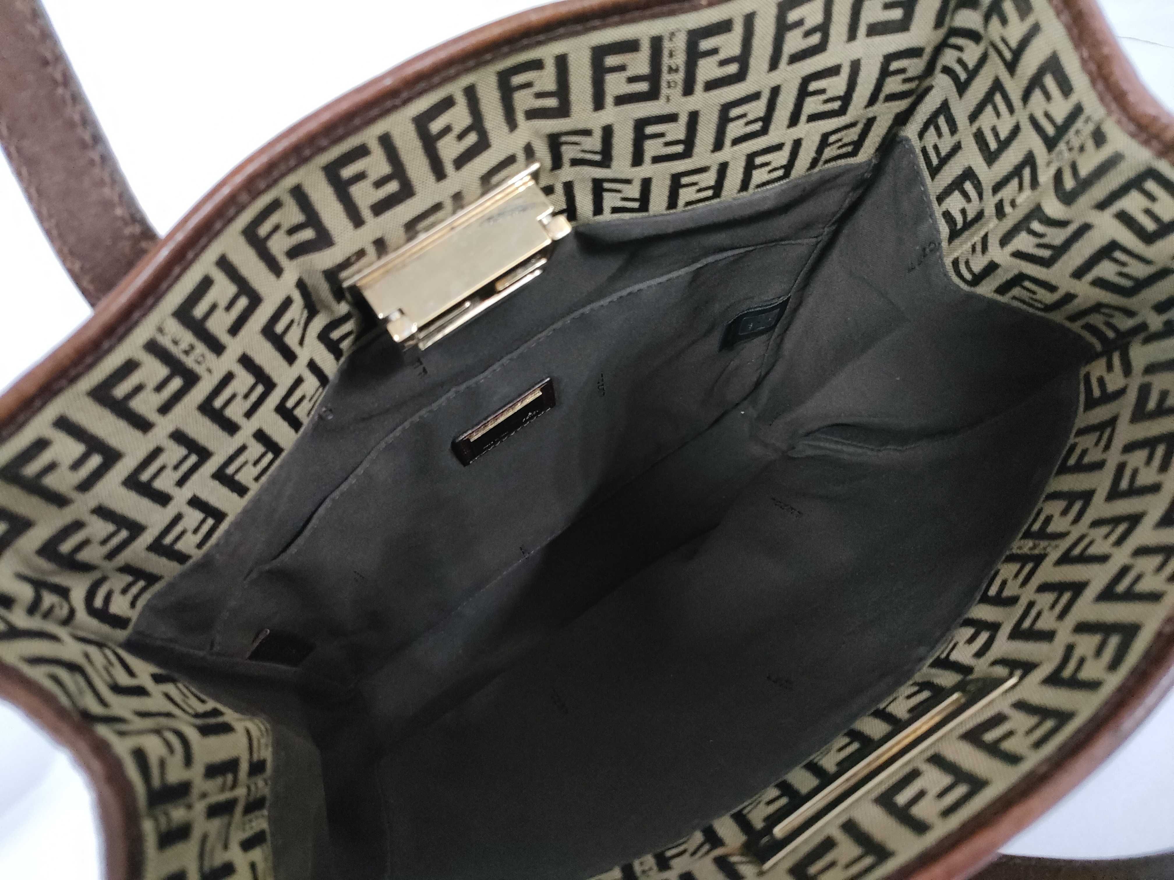 Zucca pattern FF hardware Zucchino handbag — view 9