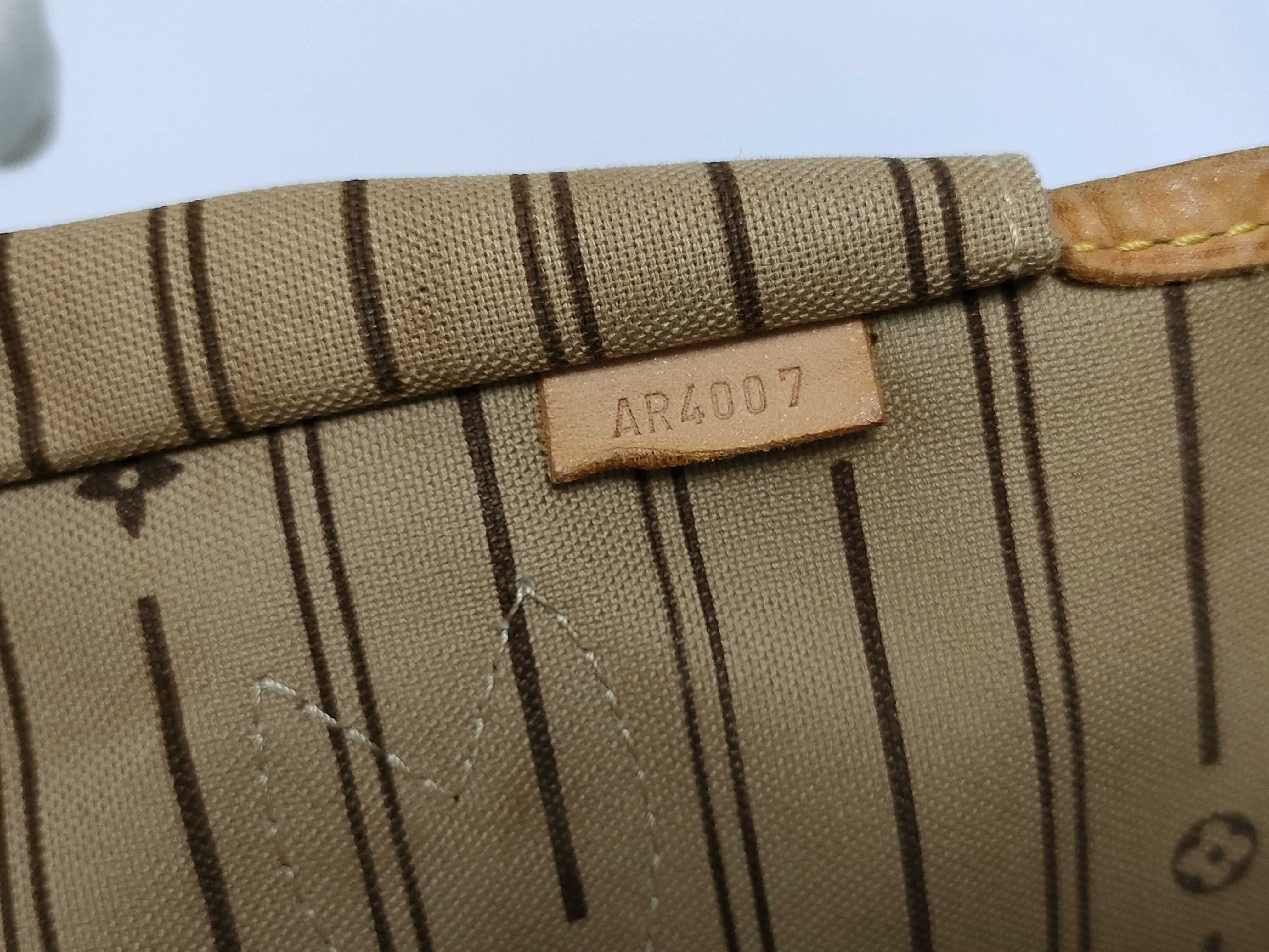 Monogram Neverfull MM M40156 AR4007 Brown Handbag — view 11