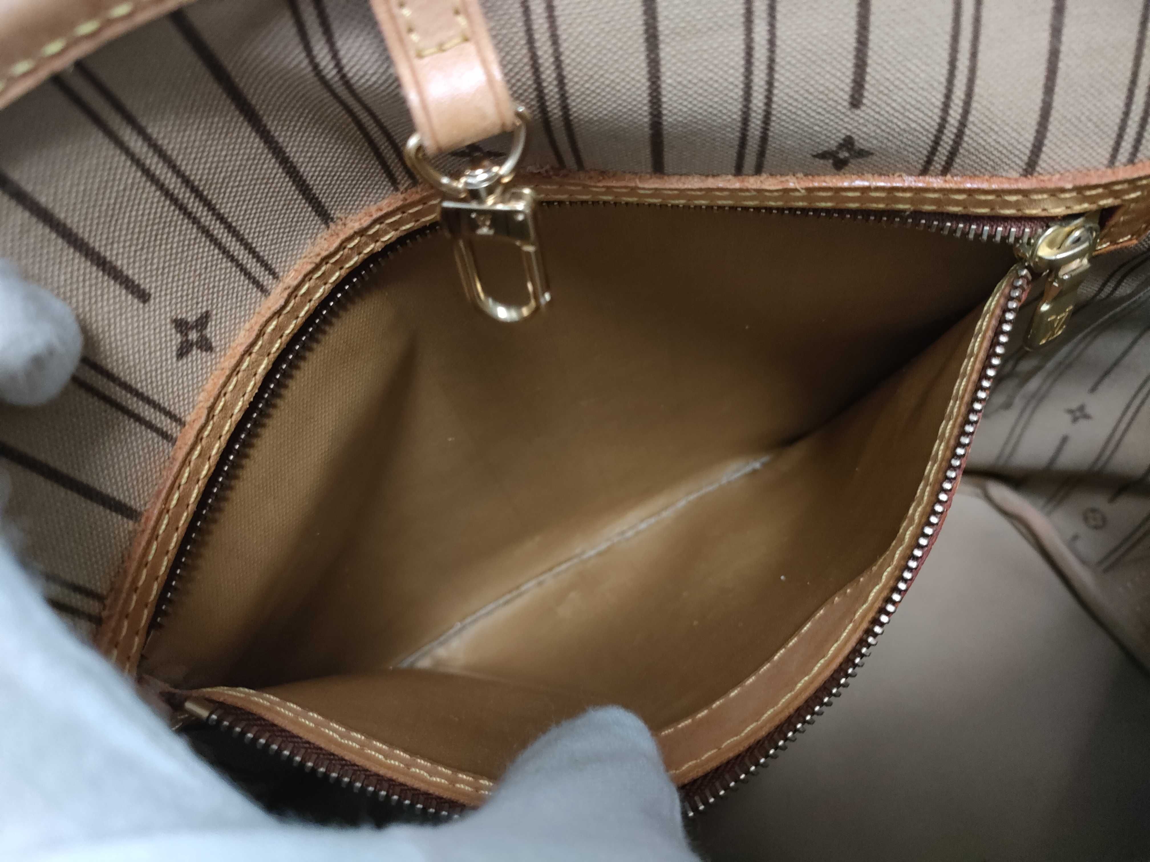 Monogram Neverfull MM M40156 AR4007 Brown Handbag — view 12