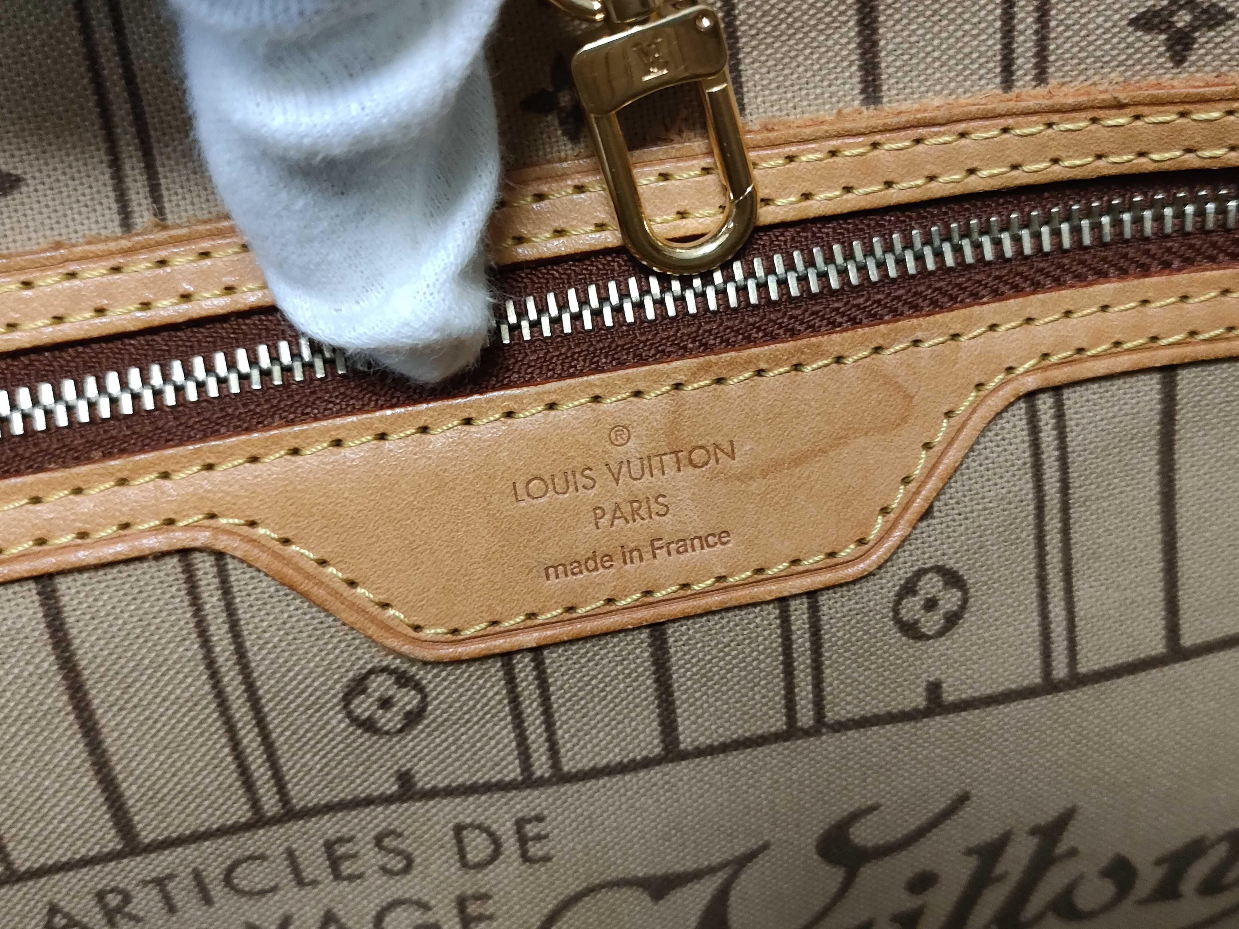 Monogram Neverfull MM M40156 AR4007 Brown Handbag — view 10