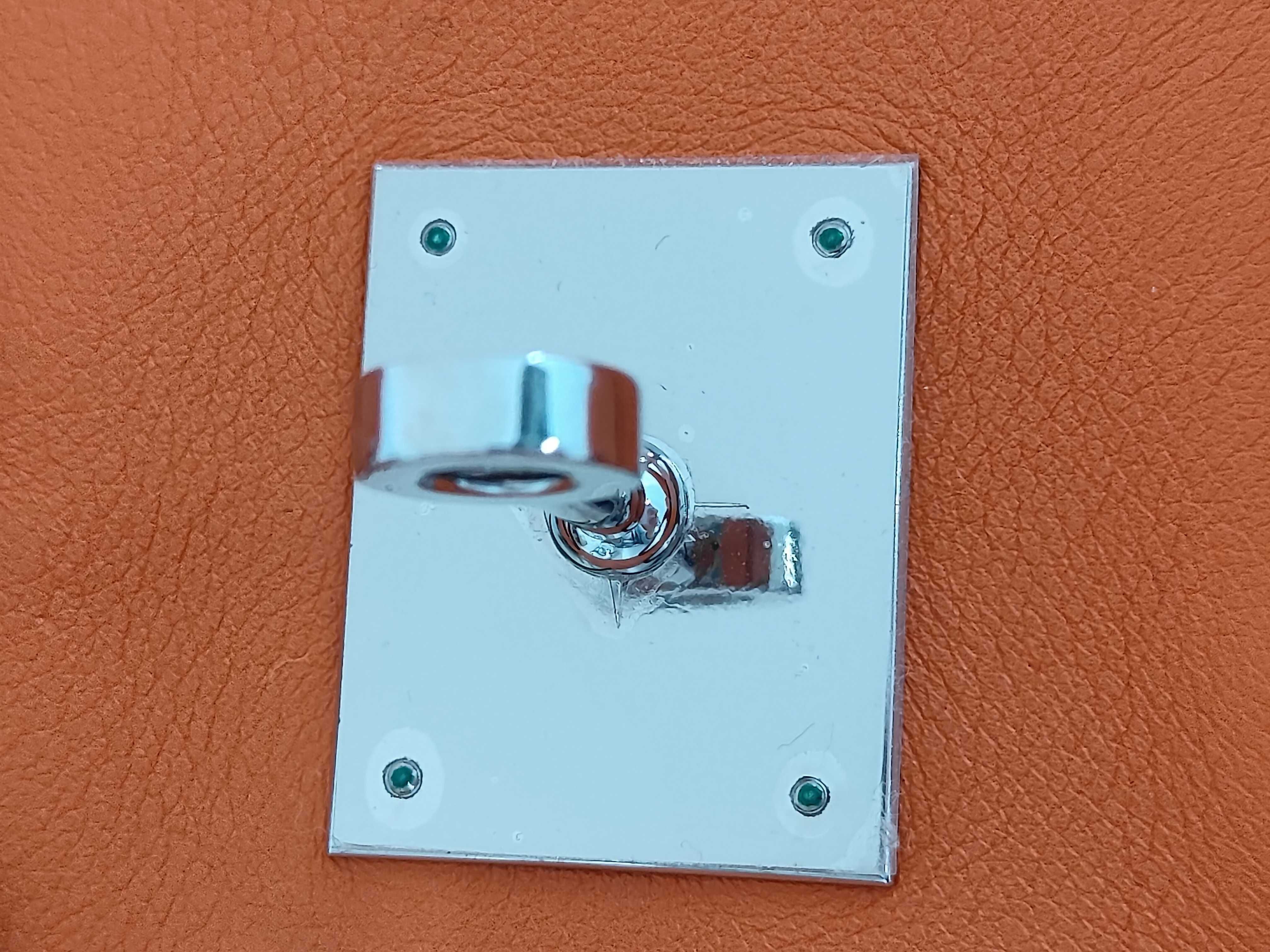 Birkin 30 Swift Orange Silver Hardware L Handbag — view 10