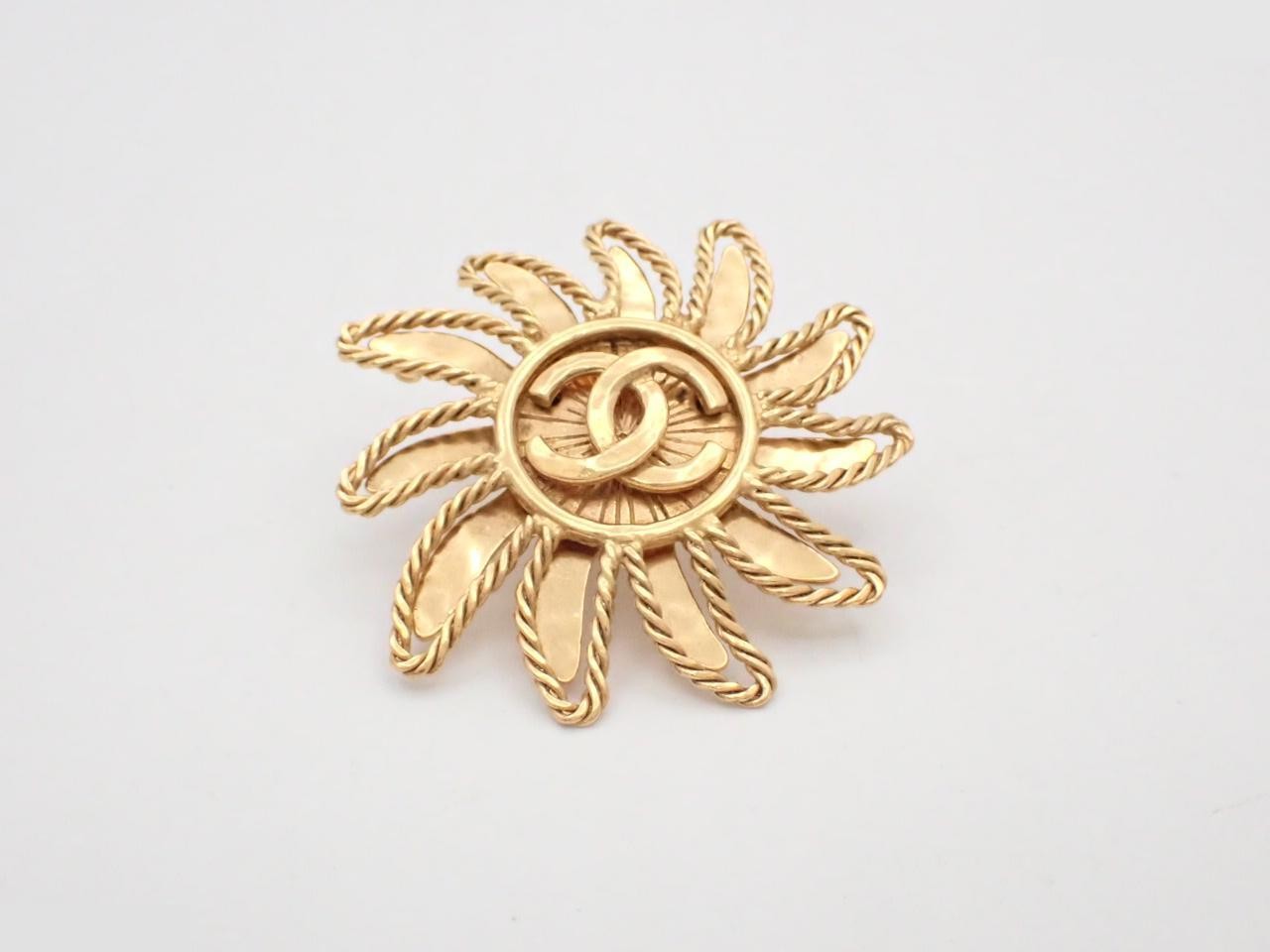 Coco Mark Gold Brooch 94A