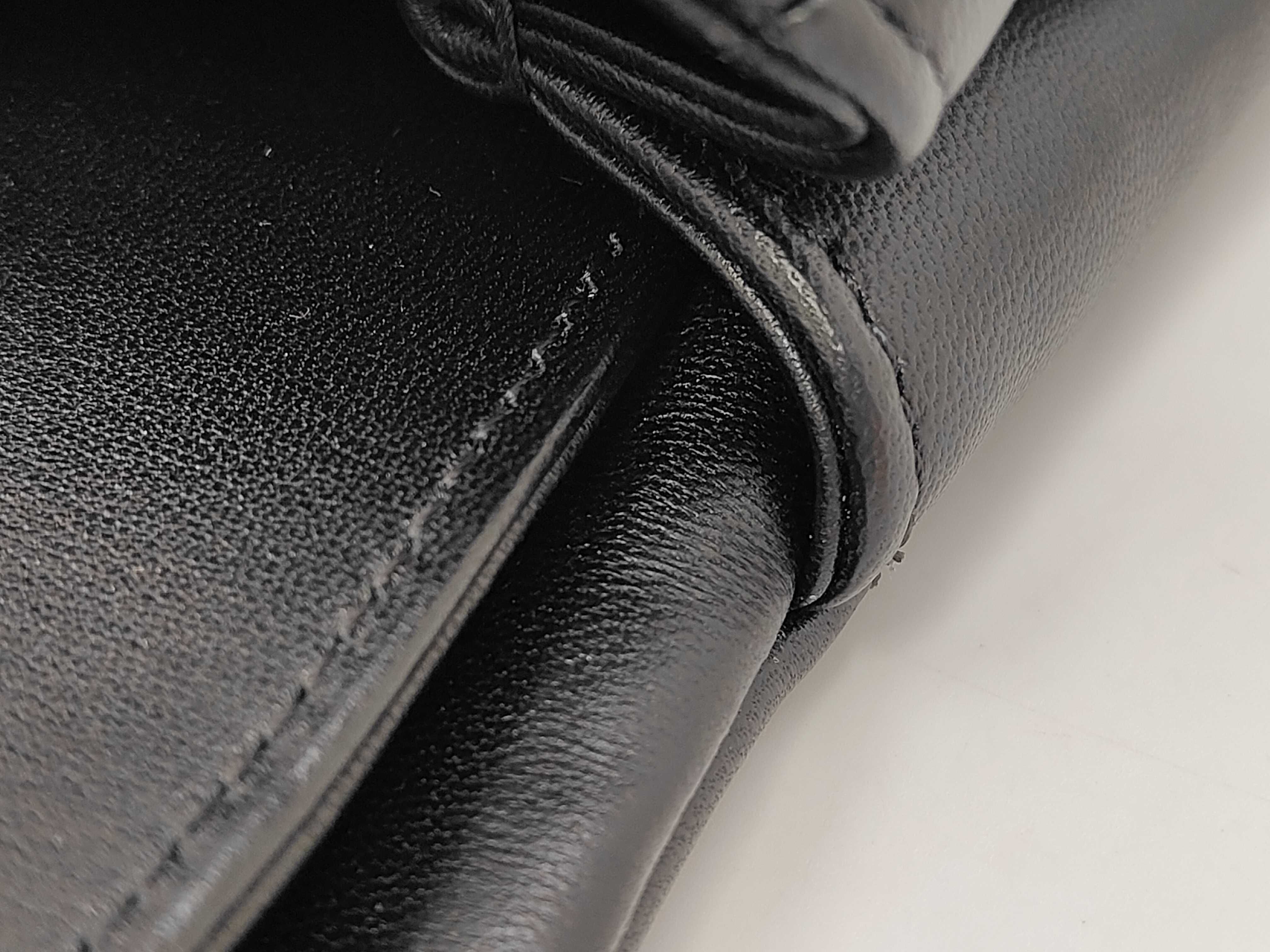 Hand CF Chain Bag Black Gold Button Shoulder Bag — view 10