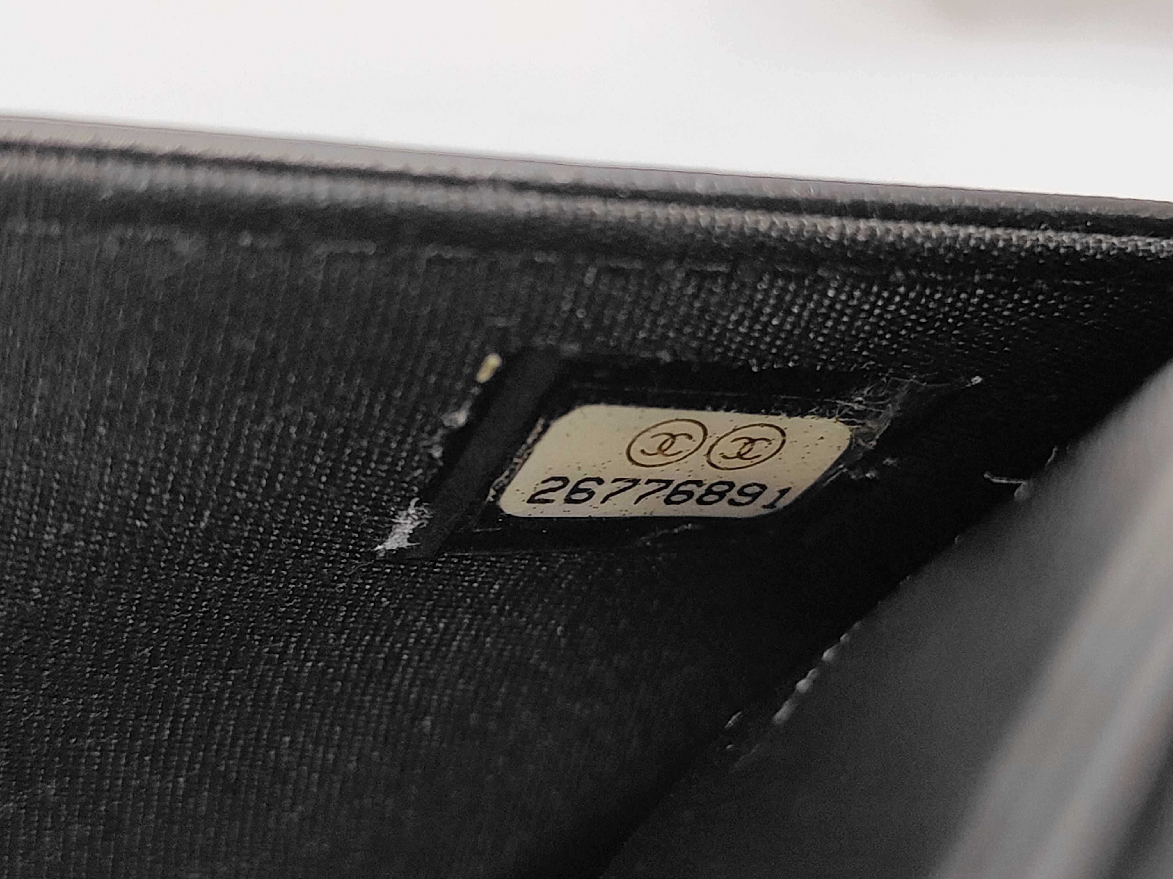 Boy Chanel Chain Shoulder Bag, Black Lambskin, Gold Hardware, Matelassé Bag — view 14