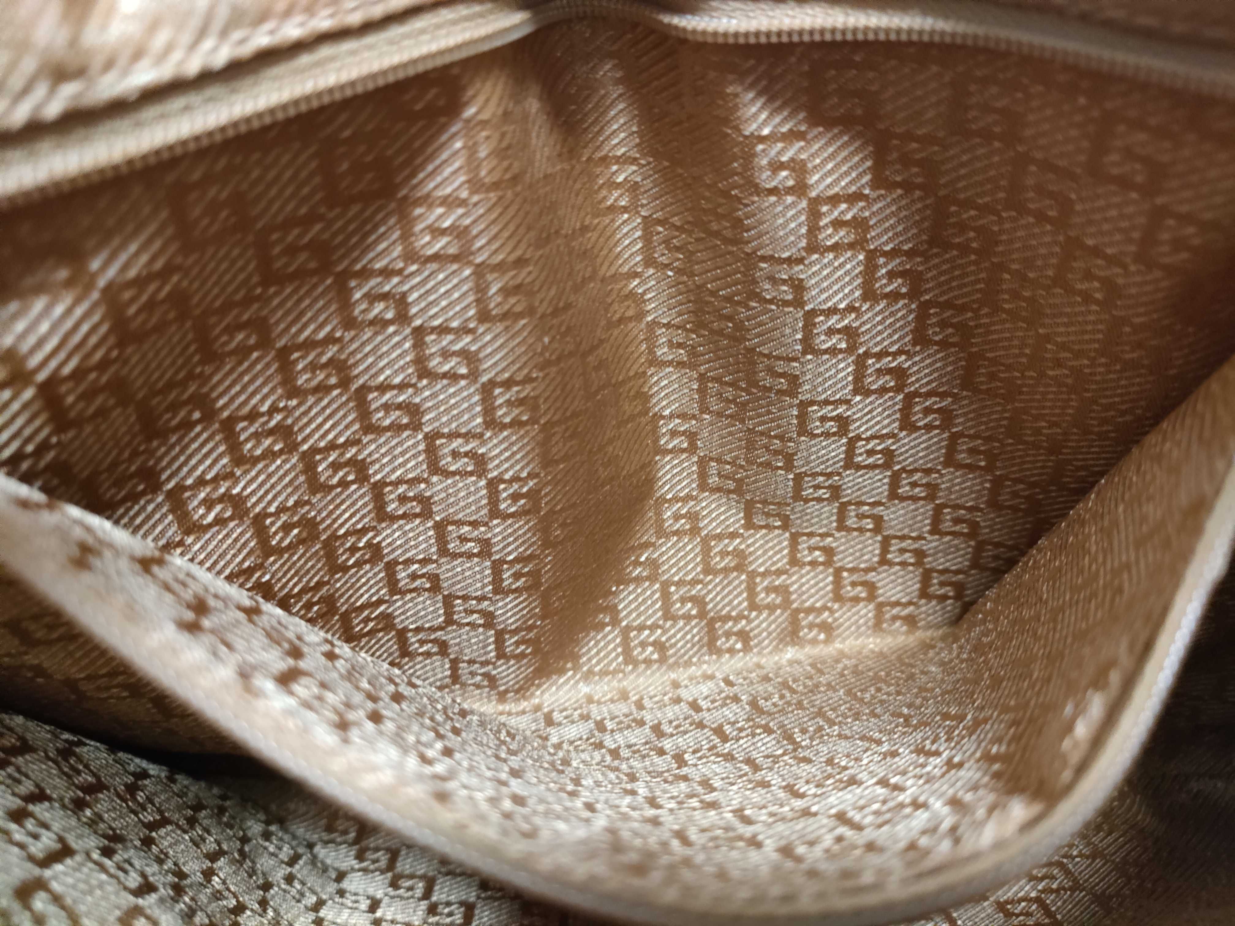 Bamboo Jackie Suede x Leather Handbag 001・4060・002058 Shoulder Bag — view 11