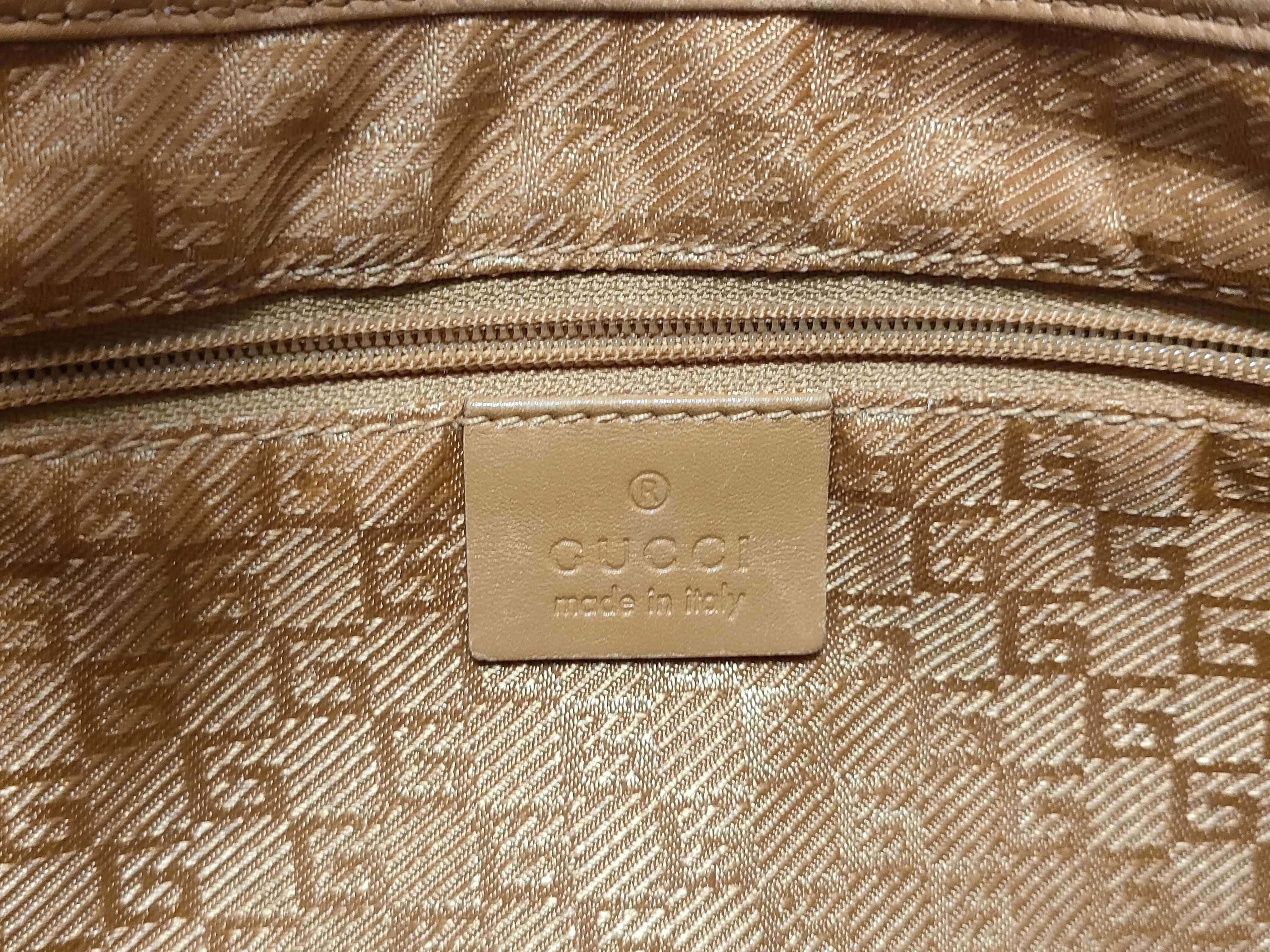 Bamboo Jackie Suede x Leather Handbag 001・4060・002058 Shoulder Bag — view 12