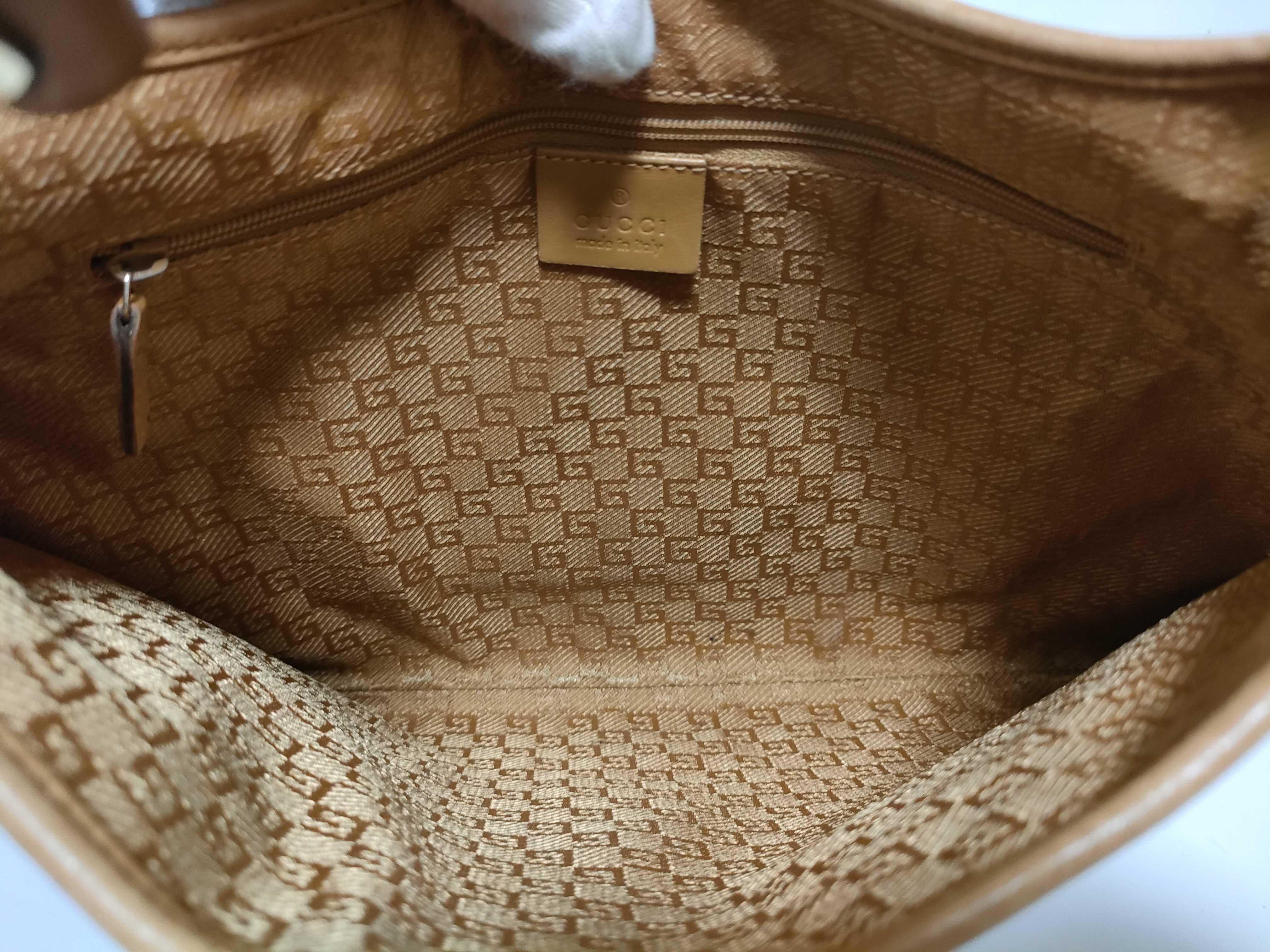 Bamboo Jackie Suede x Leather Handbag 001・4060・002058 Shoulder Bag — view 10