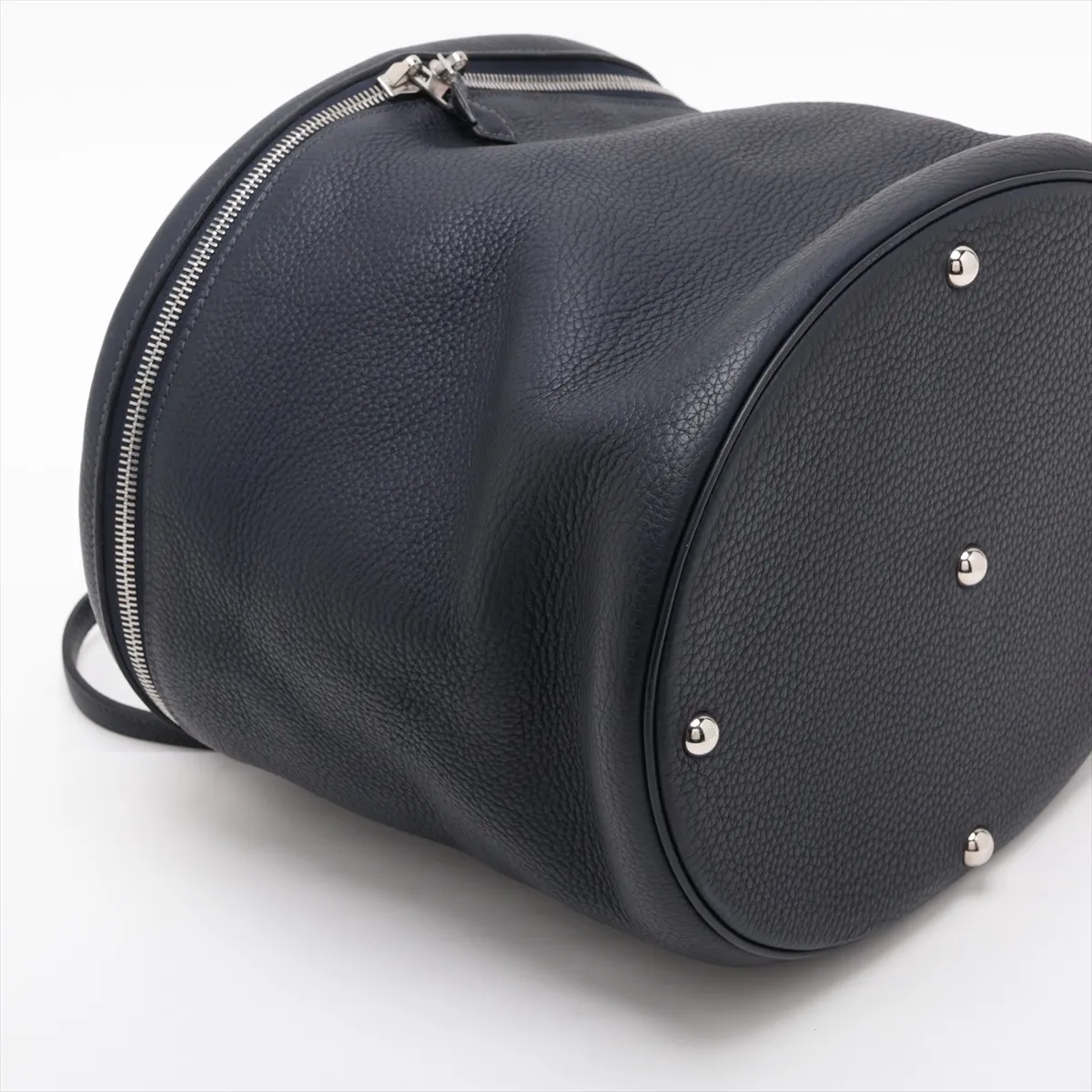 Hermès Intercity Vanity, Taurillon Clemence leather, Blue Indigo, Silver hardware, E: 2001 — view 4