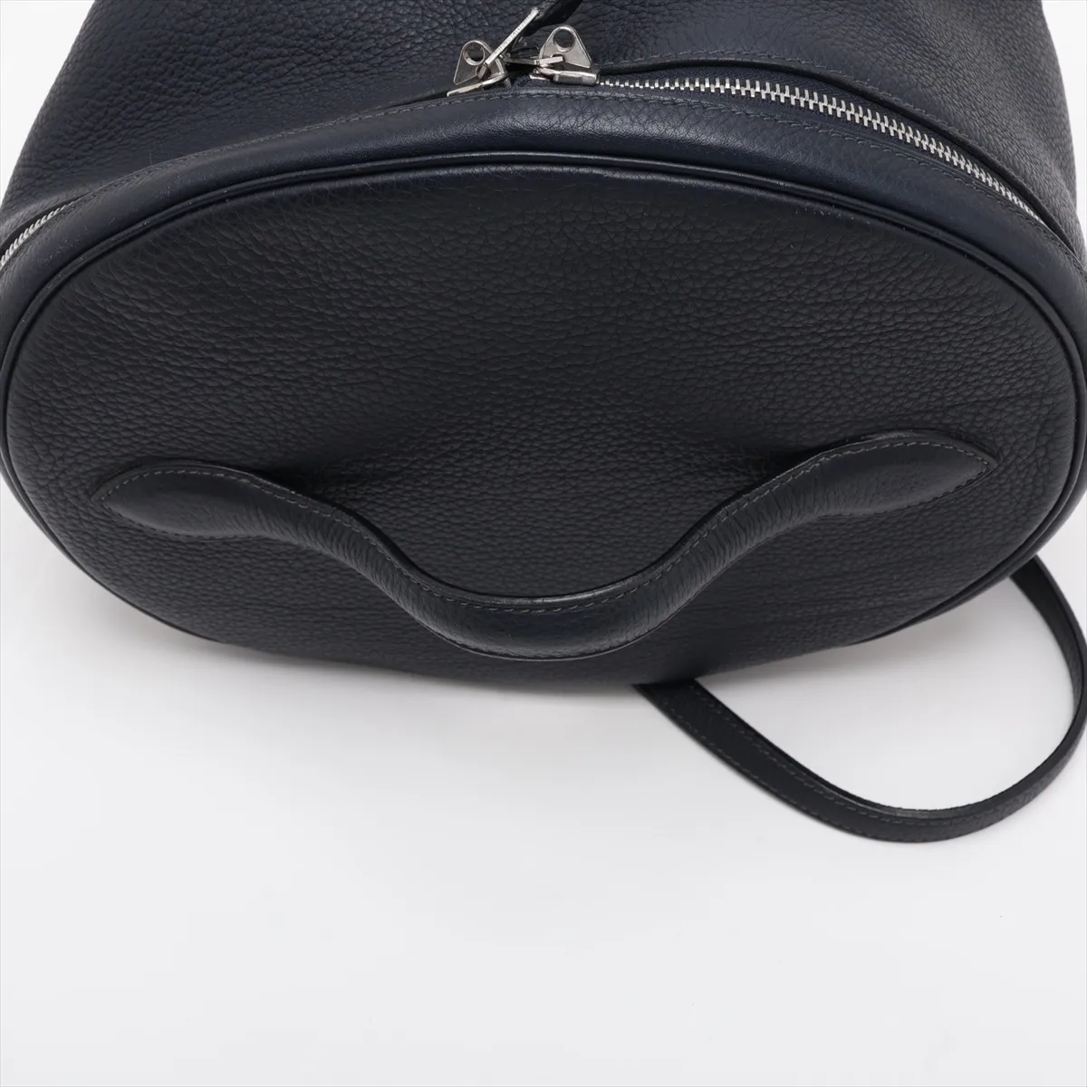 Hermès Intercity Vanity, Taurillon Clemence leather, Blue Indigo, Silver hardware, E: 2001 — view 5