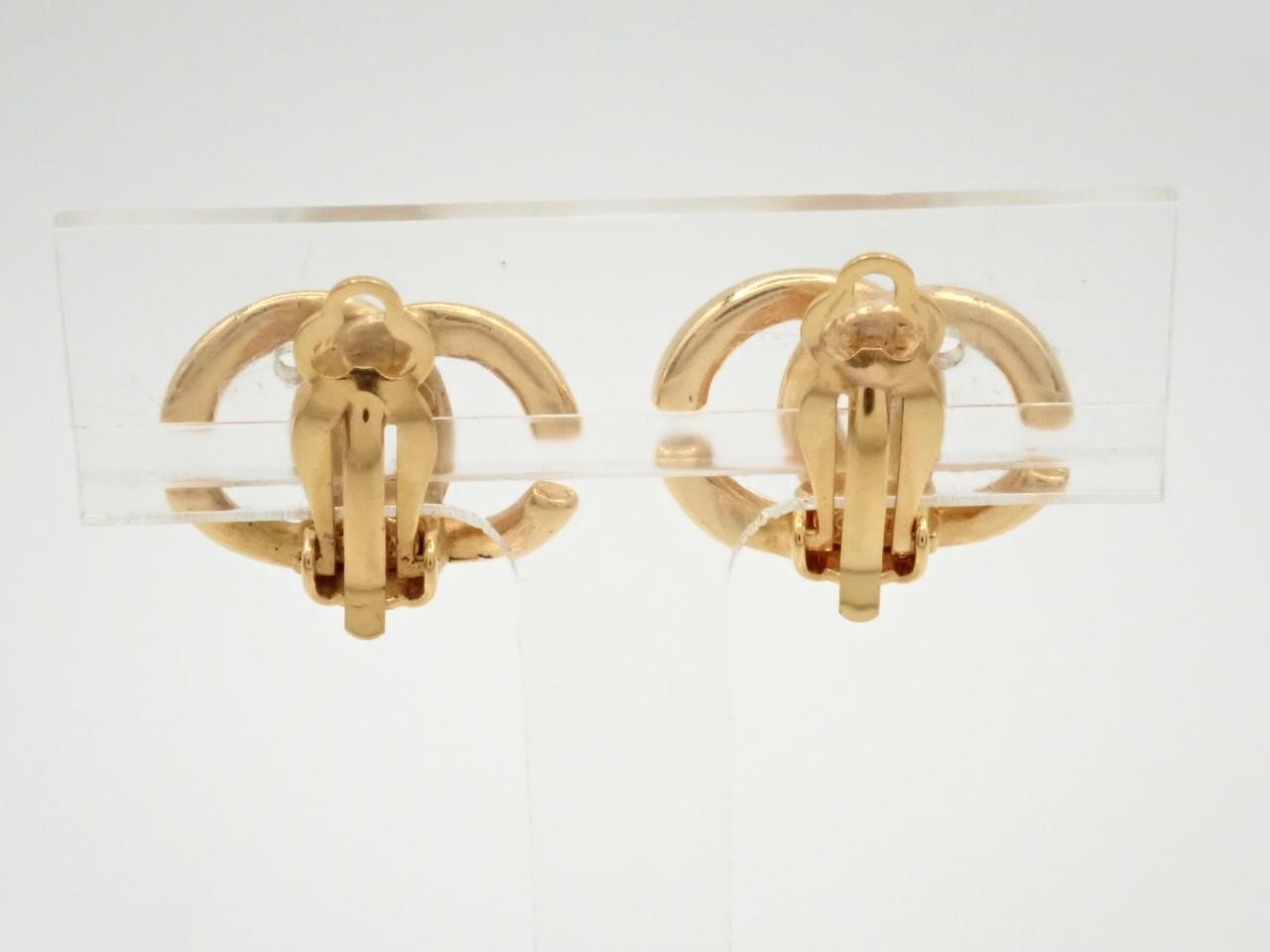 Coco Twisted Gold Earrings — view 2