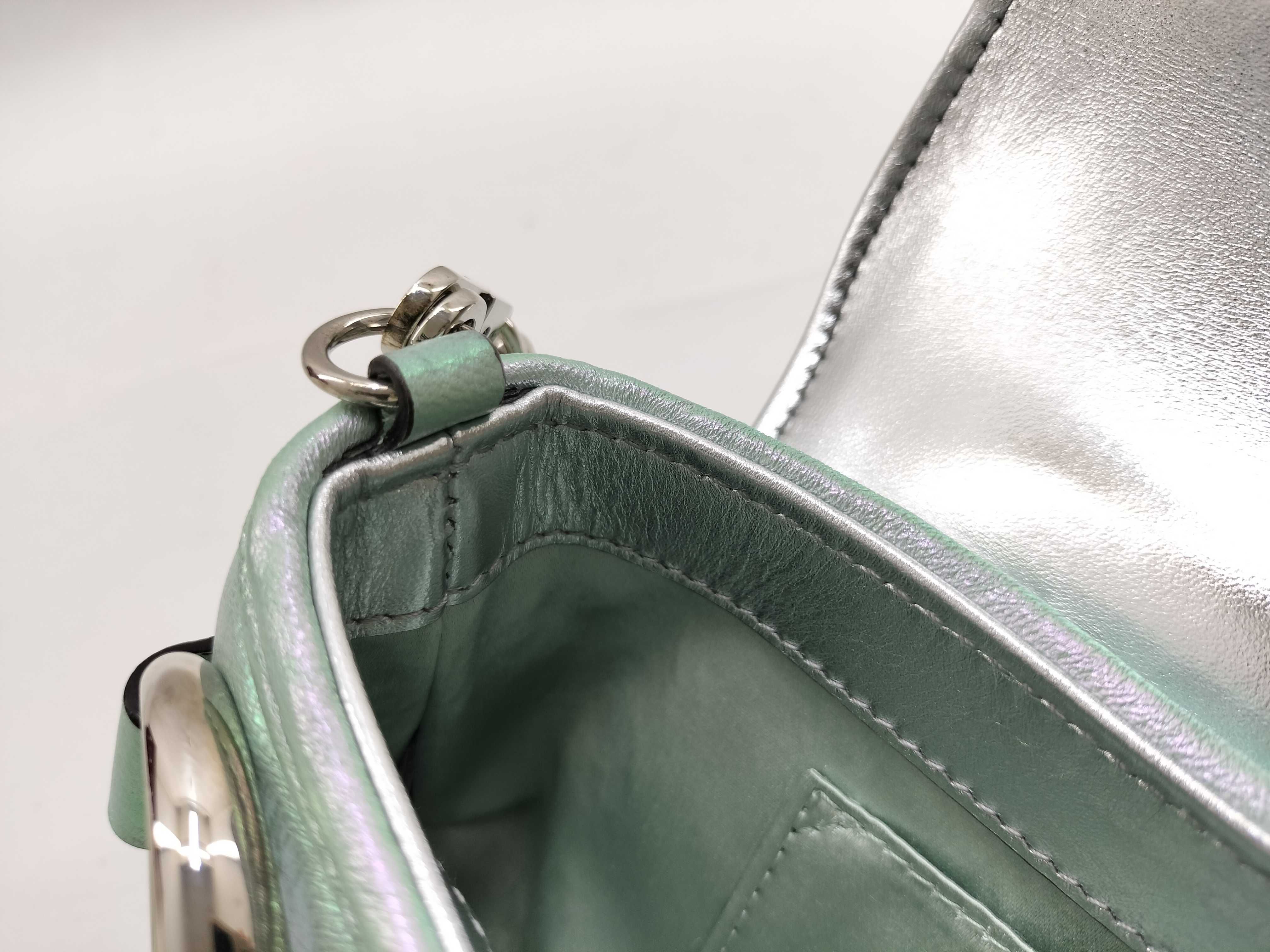Unused Horsebit Chain Shoulder Bag in Aurora — view 12