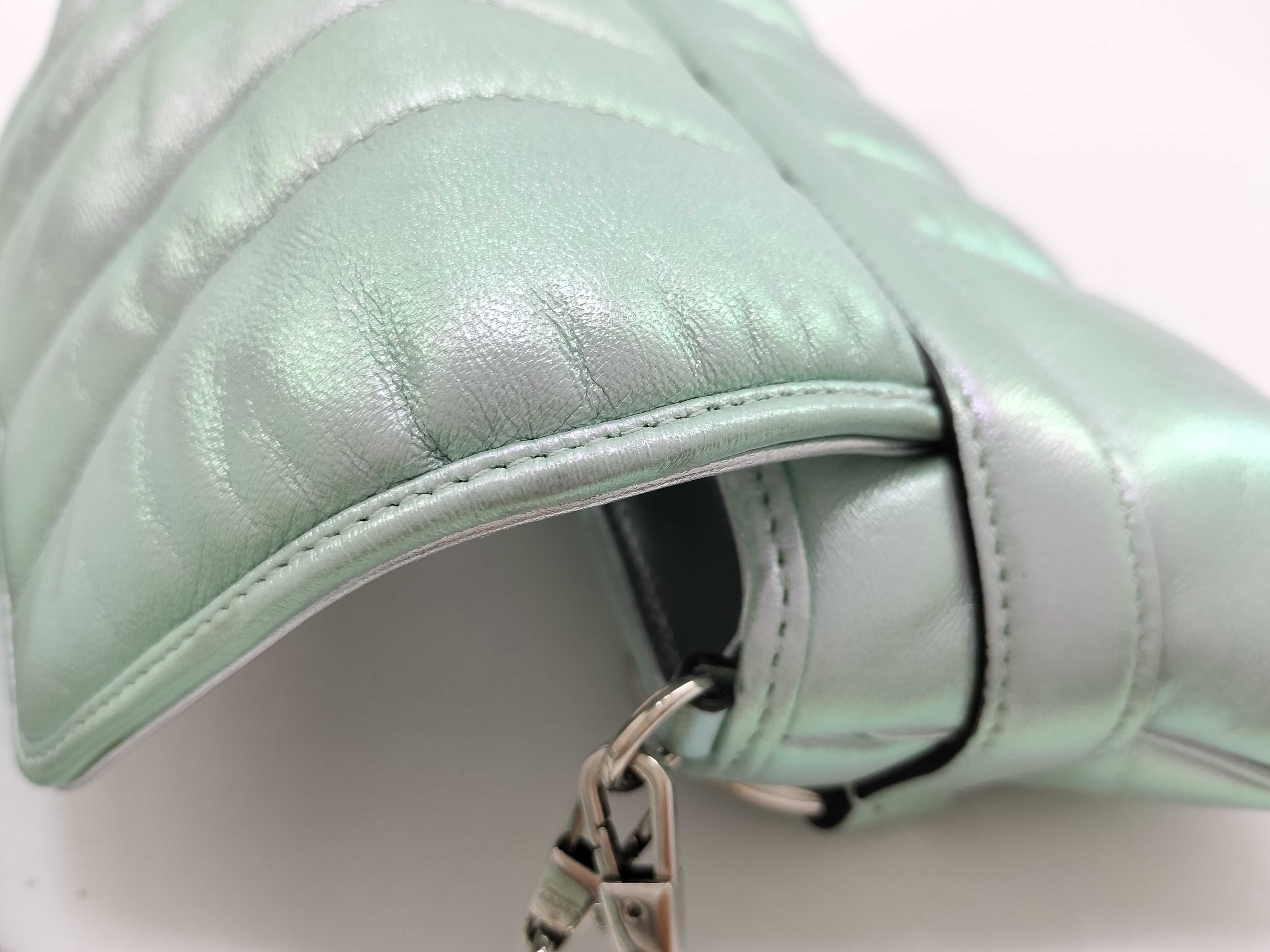 Unused Horsebit Chain Shoulder Bag in Aurora — view 13