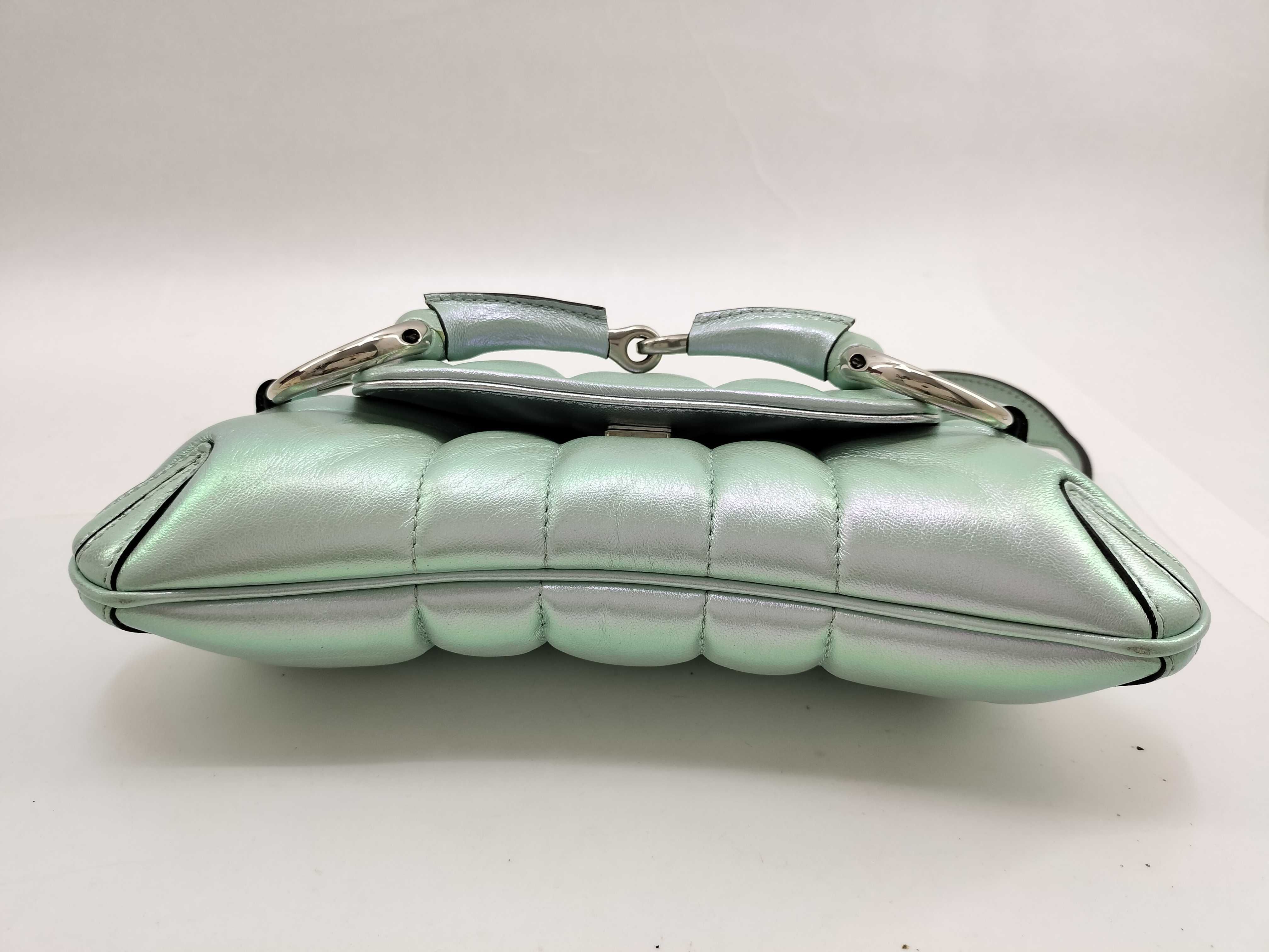 Unused Horsebit Chain Shoulder Bag in Aurora — view 4