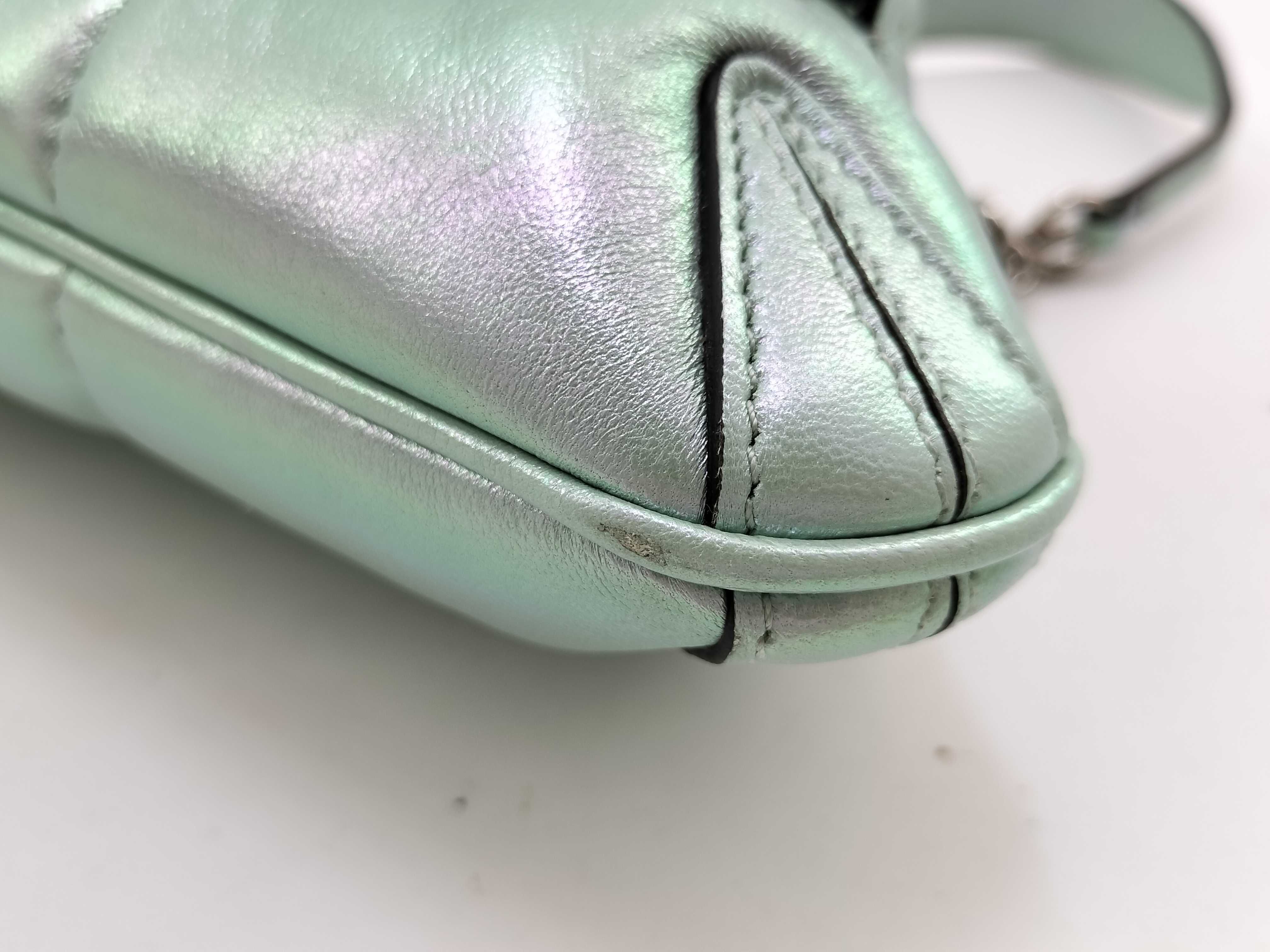Unused Horsebit Chain Shoulder Bag in Aurora — view 5