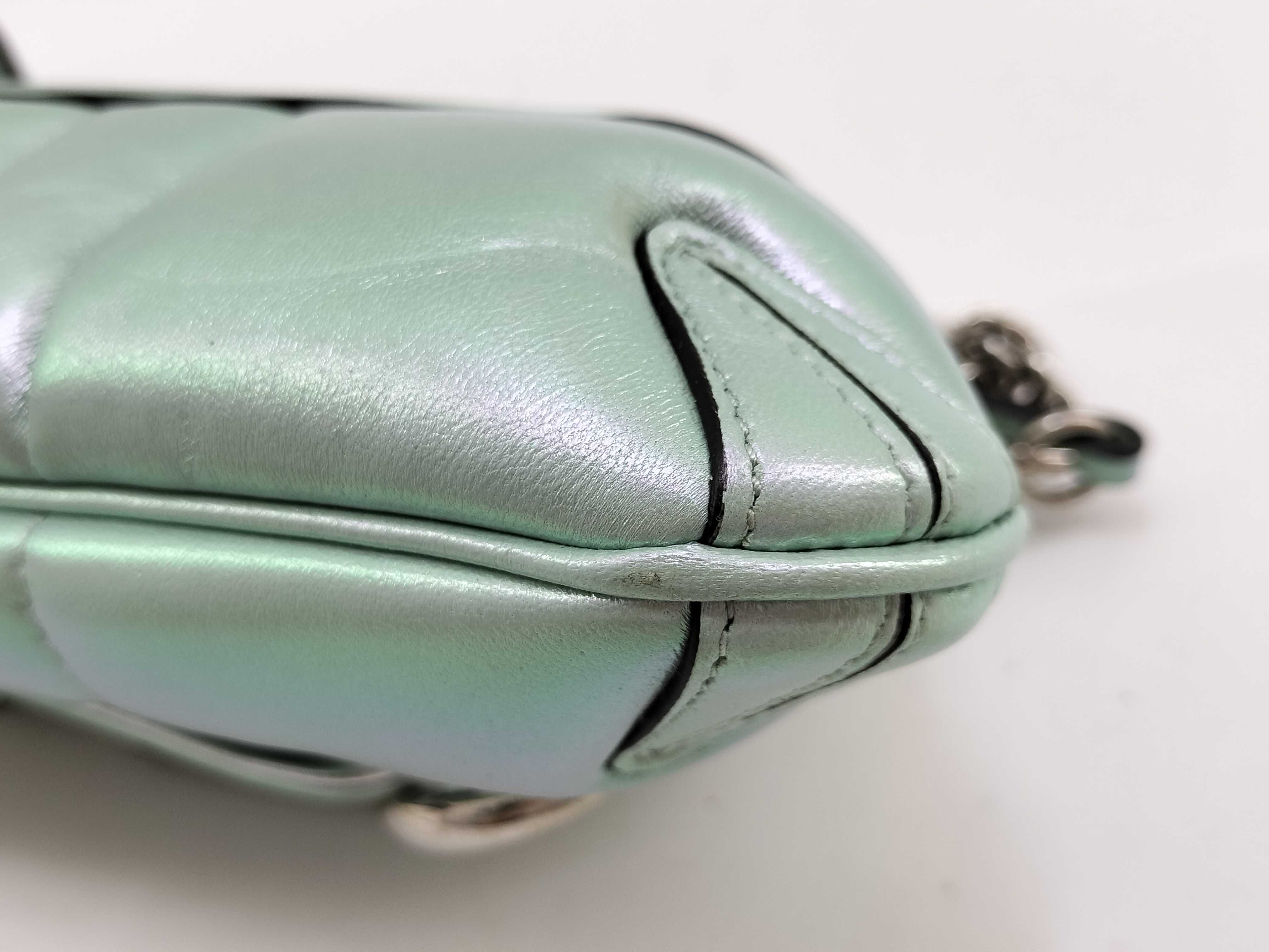 Unused Horsebit Chain Shoulder Bag in Aurora — view 6