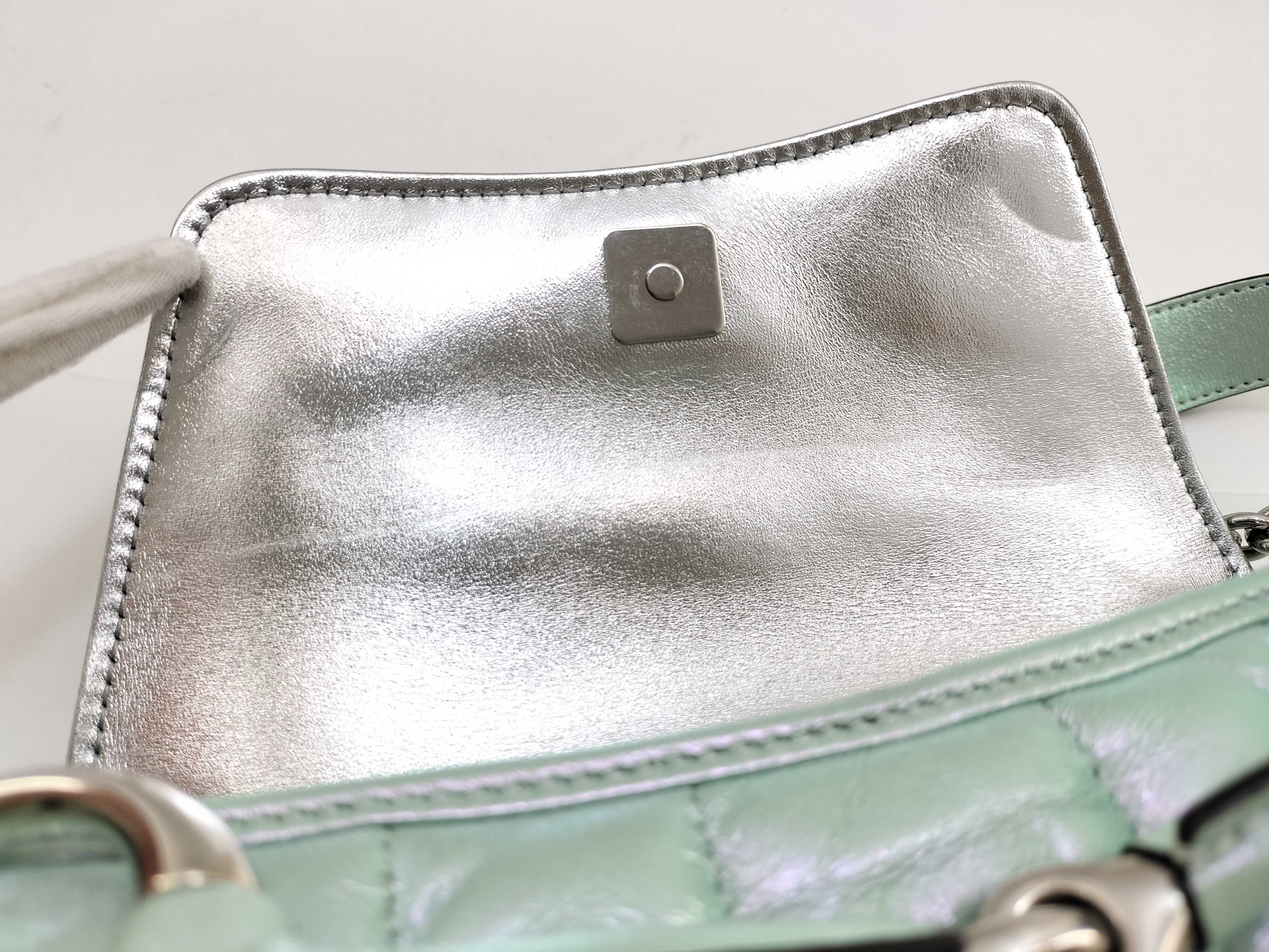 Unused Horsebit Chain Shoulder Bag in Aurora — view 9