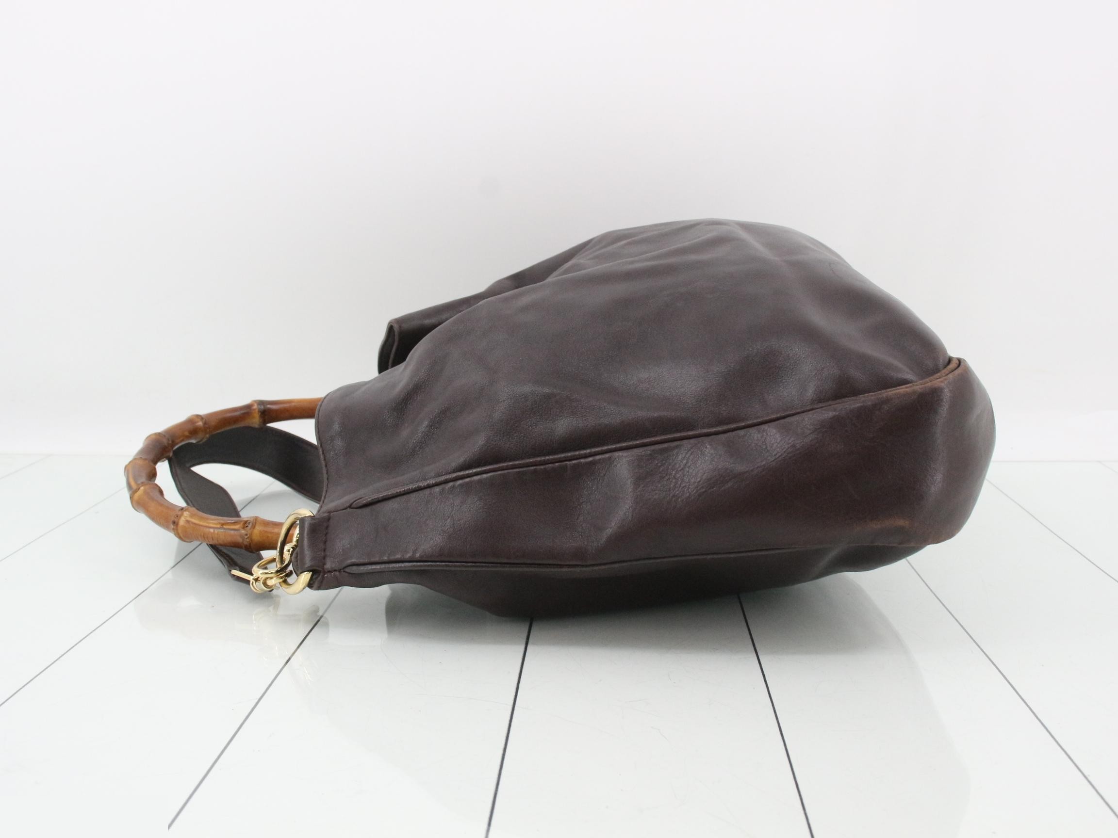 Bamboo Leather 2-Way Semi-Shoulder/Handbag — view 4